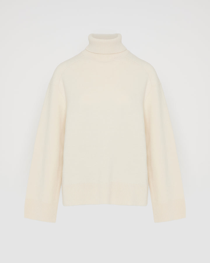 Polo-neck sweater