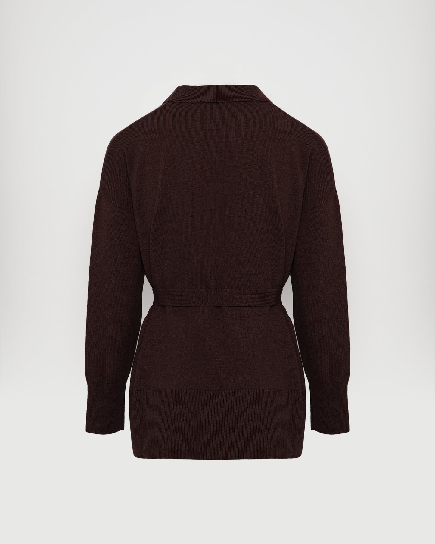 Merino knit polo shirt -Yves Salomon - New spring summer collection