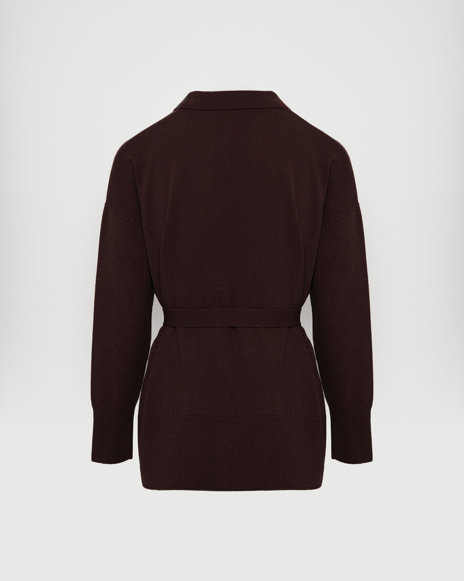 Merino knit polo shirt -Yves Salomon - New spring summer collection