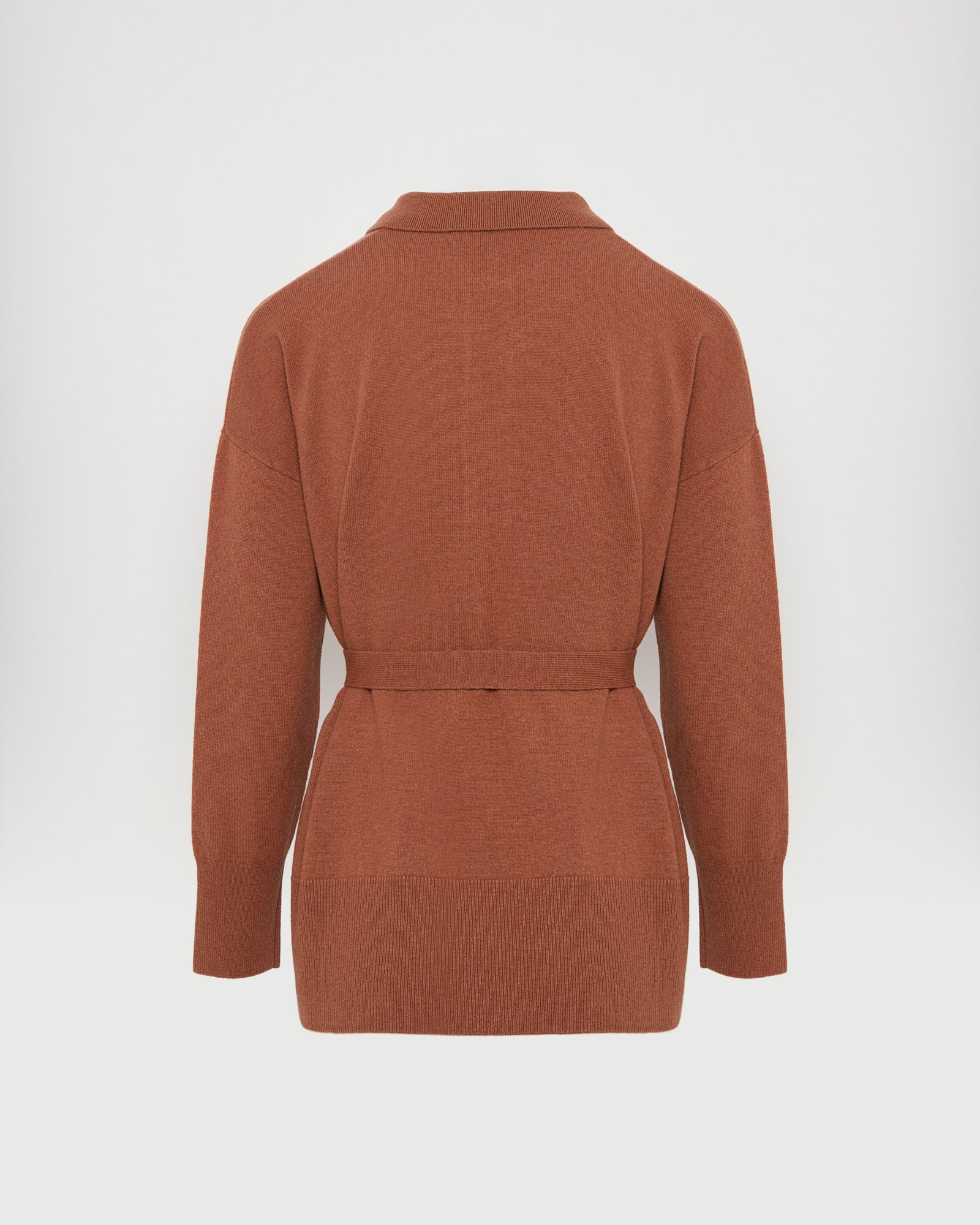 Merino knit polo shirt -Yves Salomon - New spring summer collection