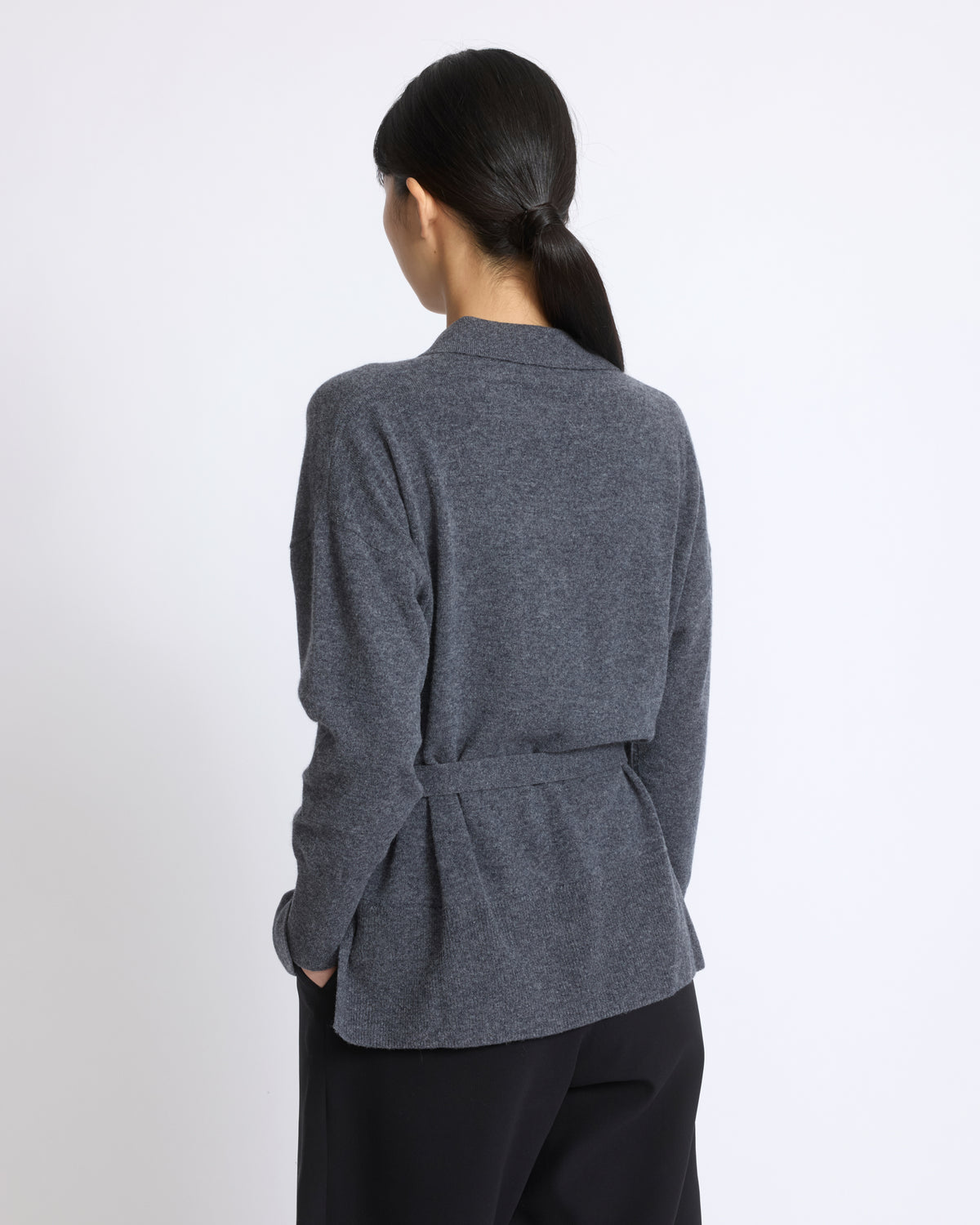 Merino knit polo shirt - Yves Salomon - New Fall/Winter Collection