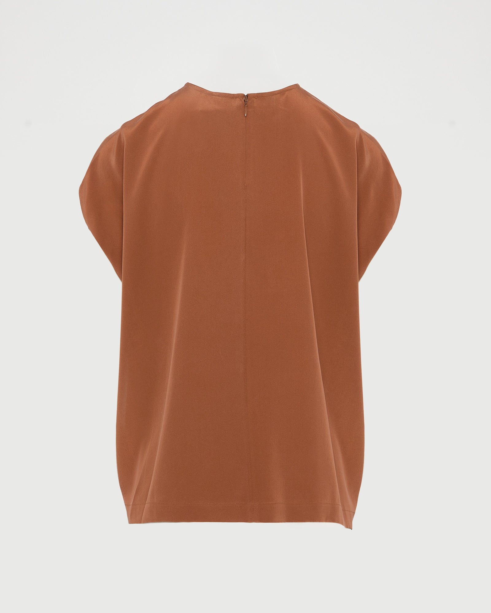 Fluid silk crepe top -Yves Salomon - New spring summer collection