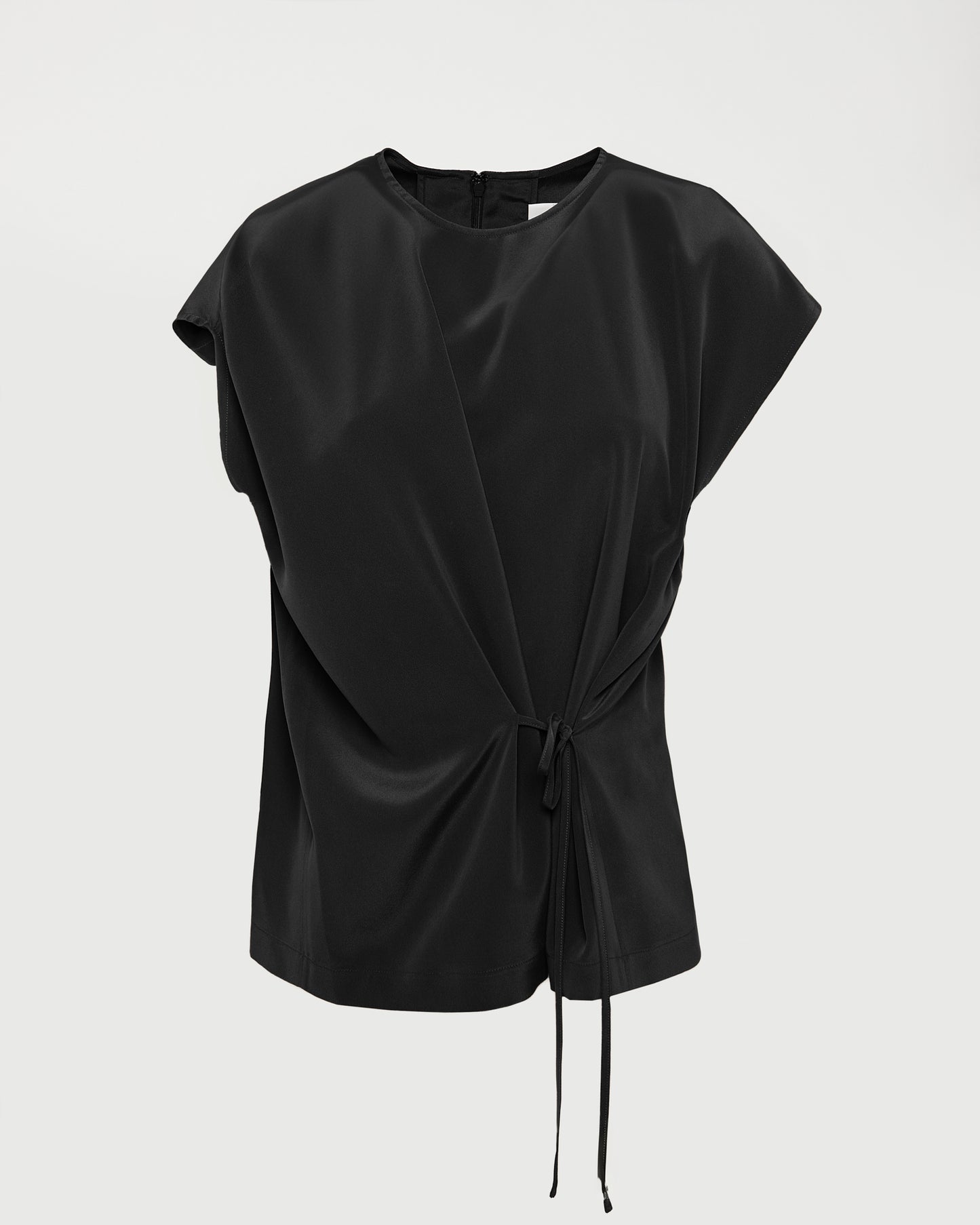 Fluid silk crepe top -Yves Salomon - New spring summer collection