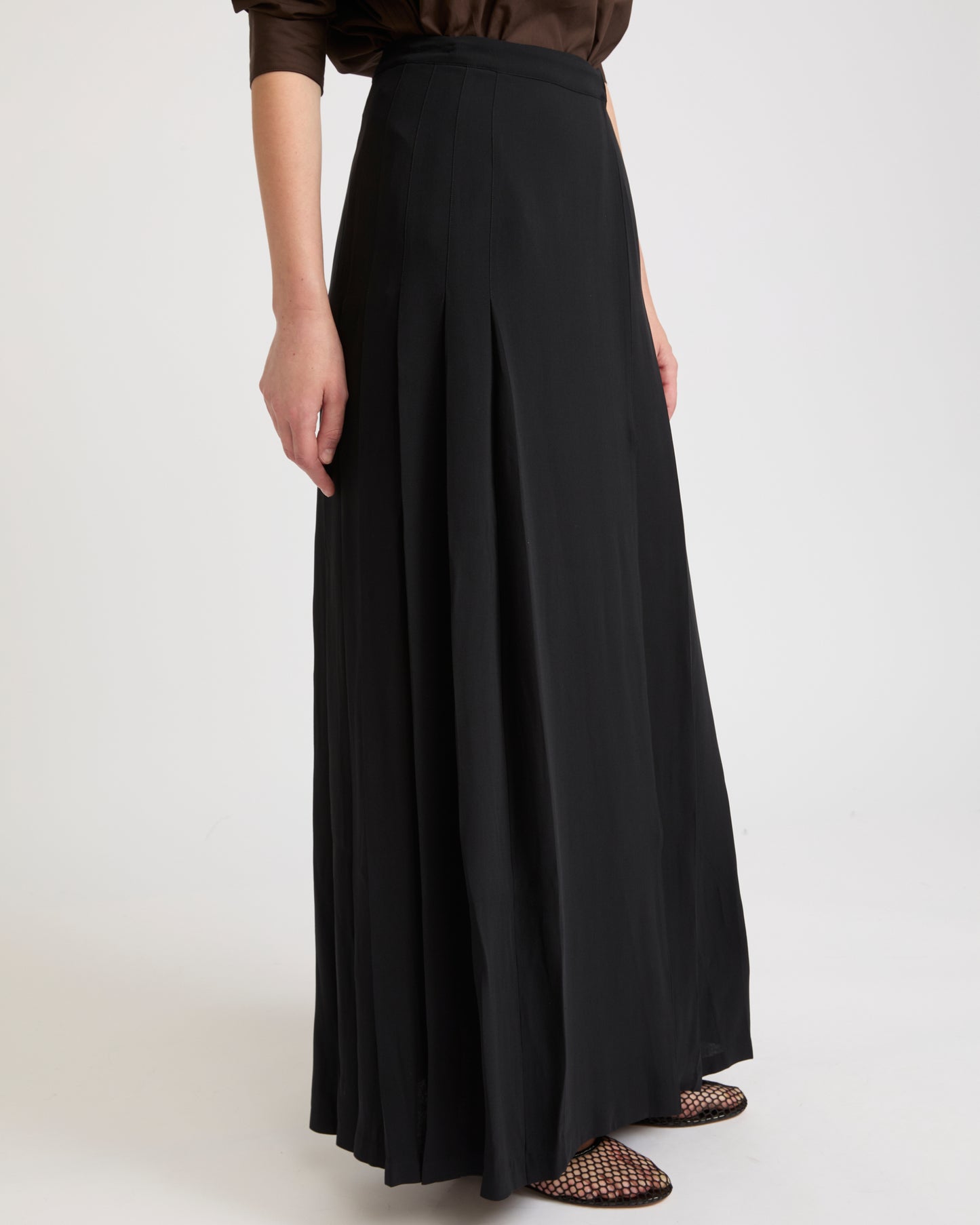 Silk crepe wrap skirt -Yves Salomon - New spring summer collection