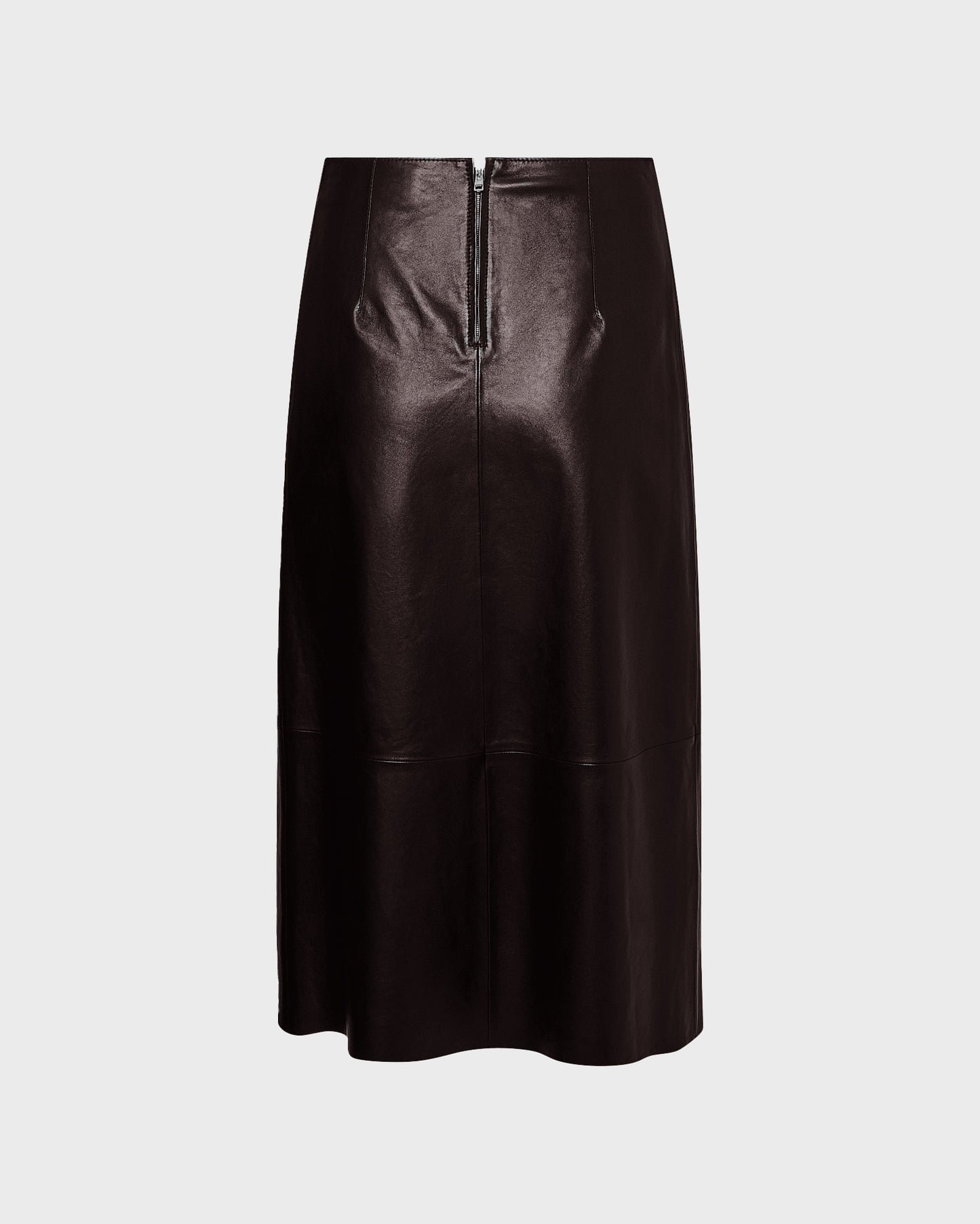 Leather fringe wrap skirt - Yves Salomon