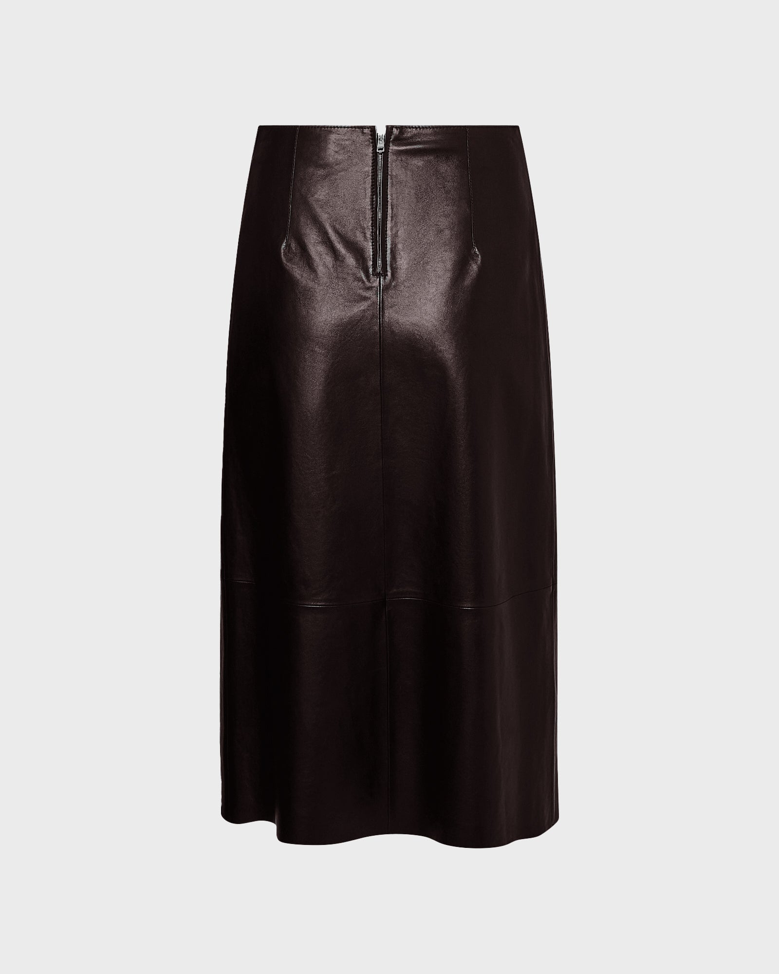 Leather fringe wrap skirt - Yves Salomon