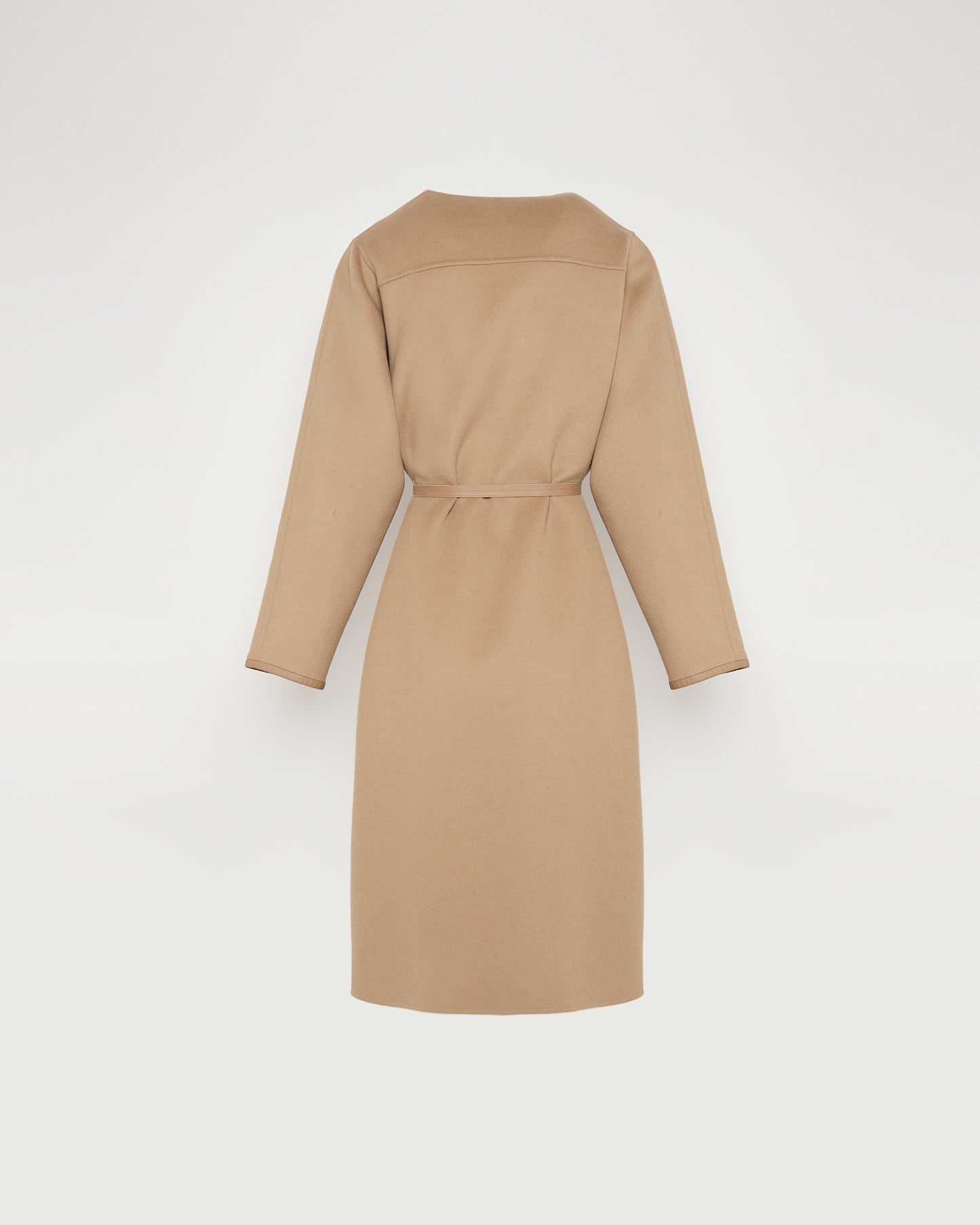Double-sided cashmere-blend belted maxi coat -Yves Salomon - New spring summer collection