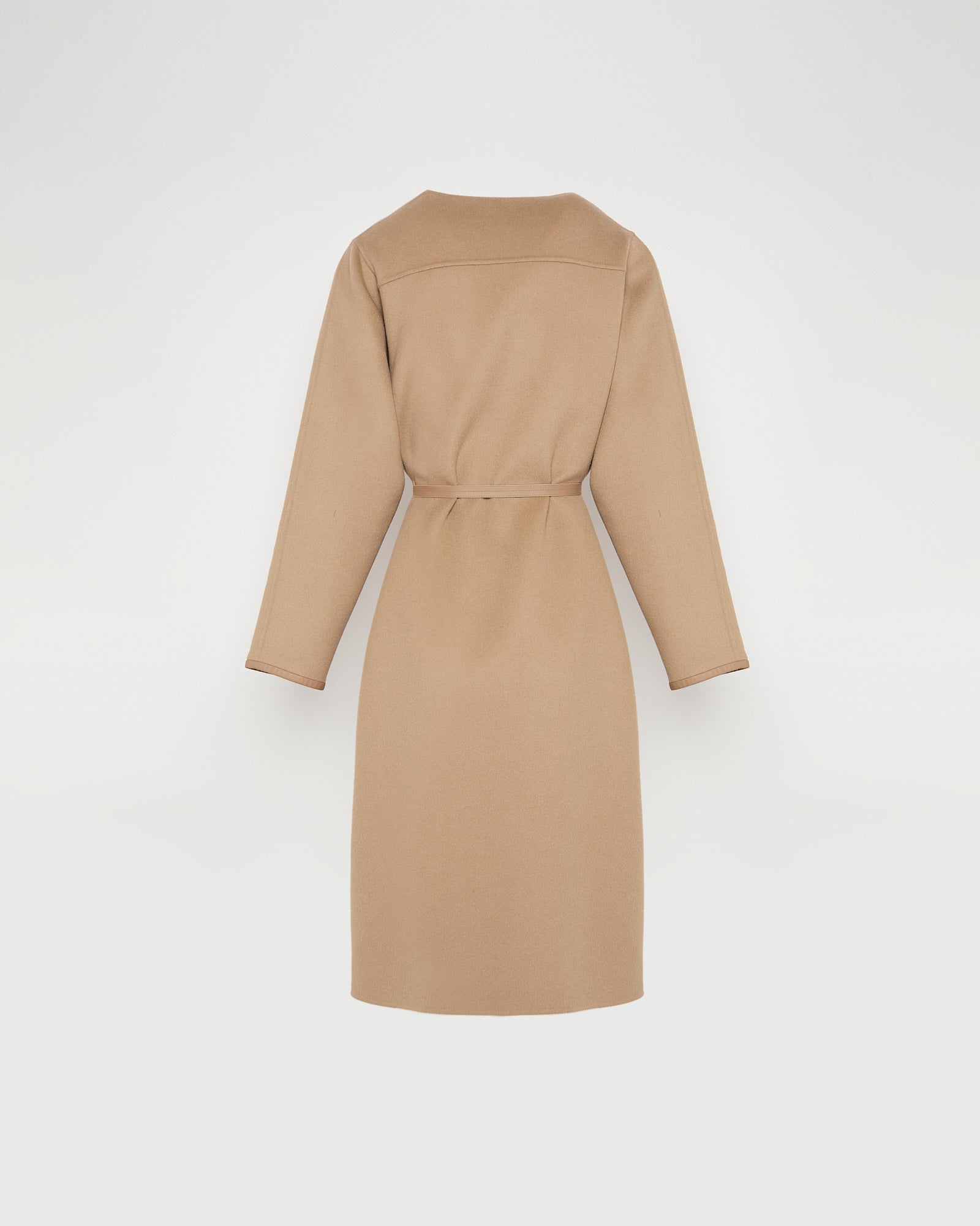 Double-sided cashmere-blend belted maxi coat -Yves Salomon - New spring summer collection