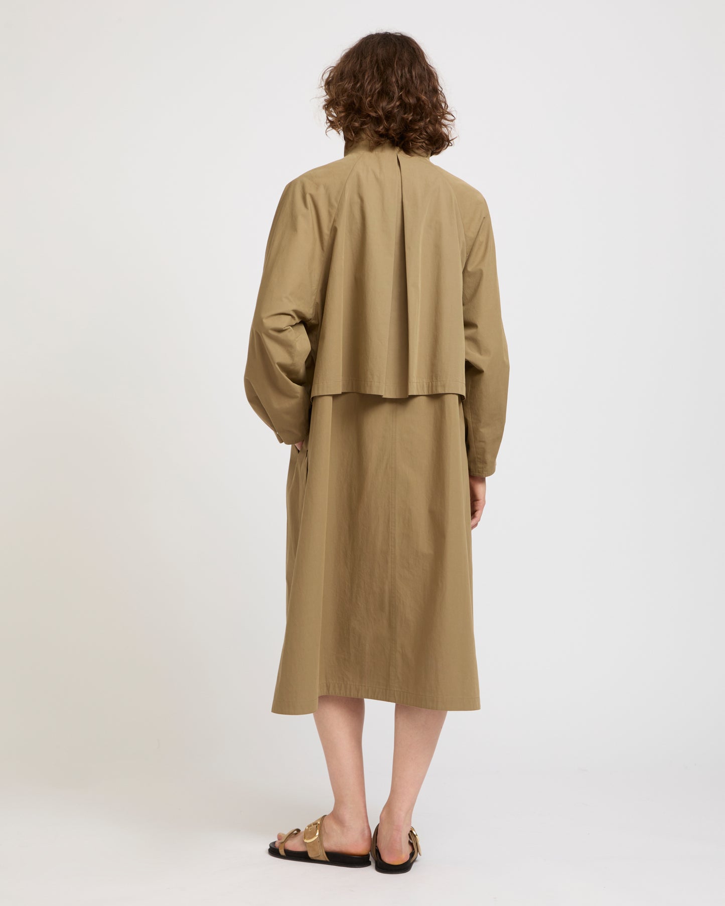 Oversized maxi cotton coat -Yves Salomon - New spring summer collection