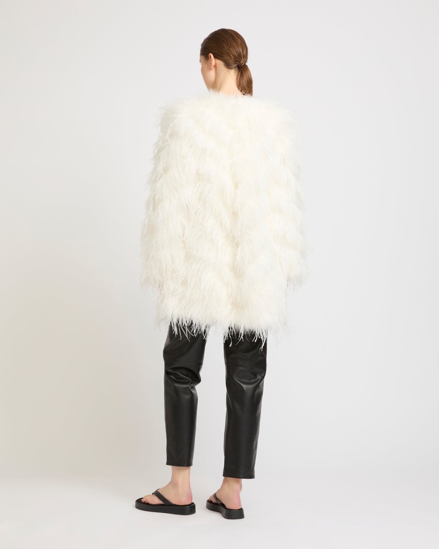 Feather coat -Yves Salomon - New spring summer collection