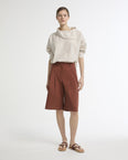 Cotton Bermuda shorts
