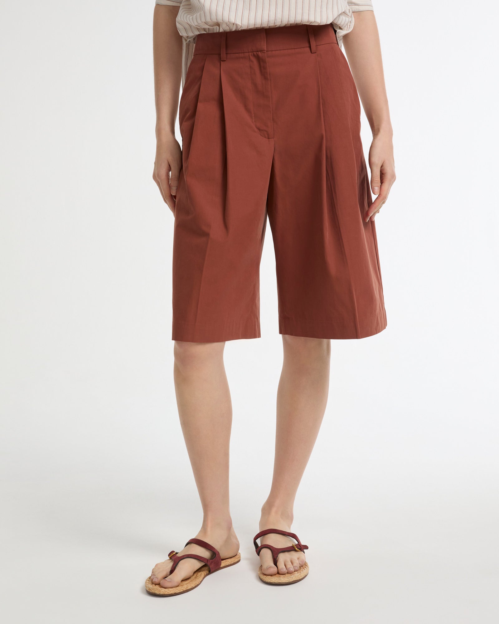 Cotton Bermuda shorts -Yves Salomon - New spring summer collection