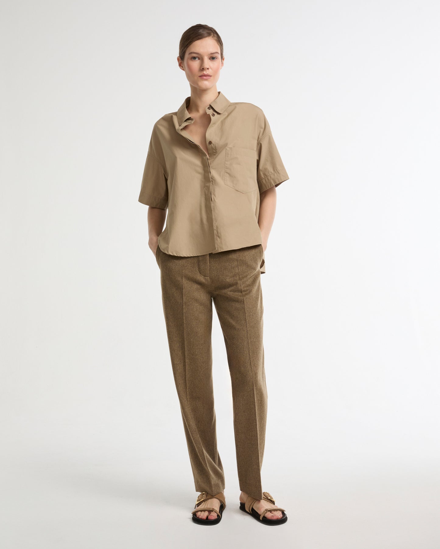 Cashmere tailored trousers -Yves Salomon - New spring summer collection
