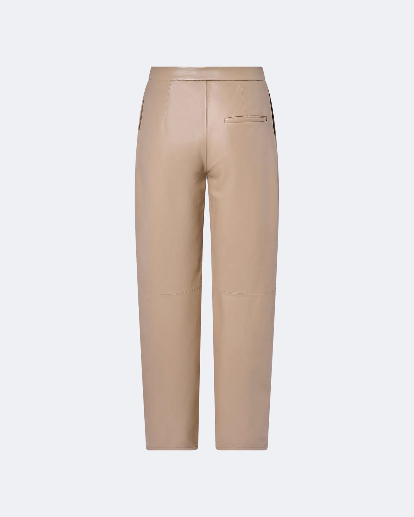 Leather tailored trousers - Yves Salomon