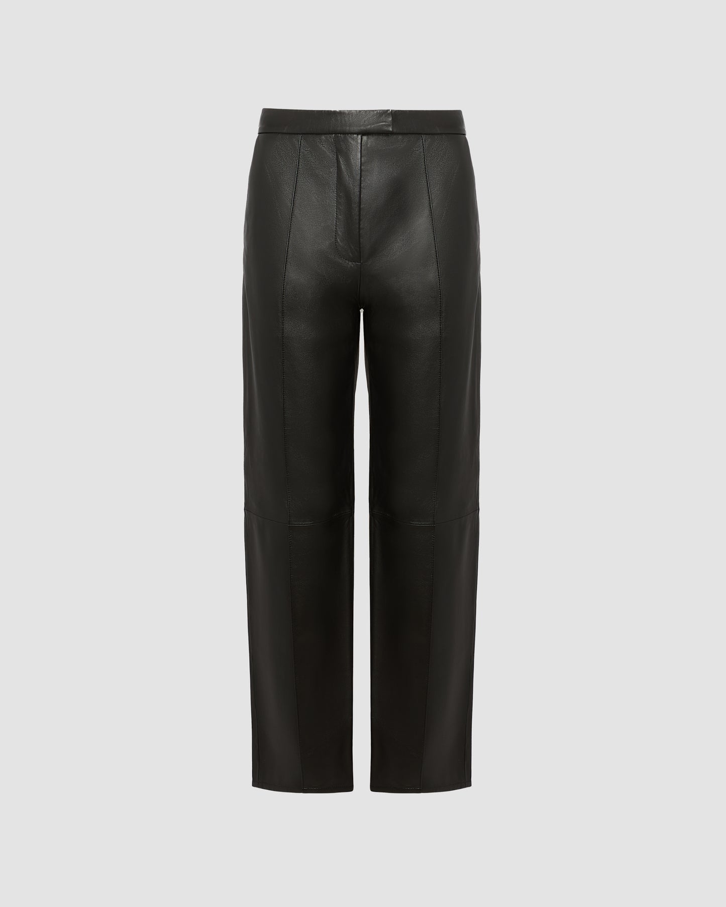 Leather tailored trousers -Yves Salomon - New spring summer collection
