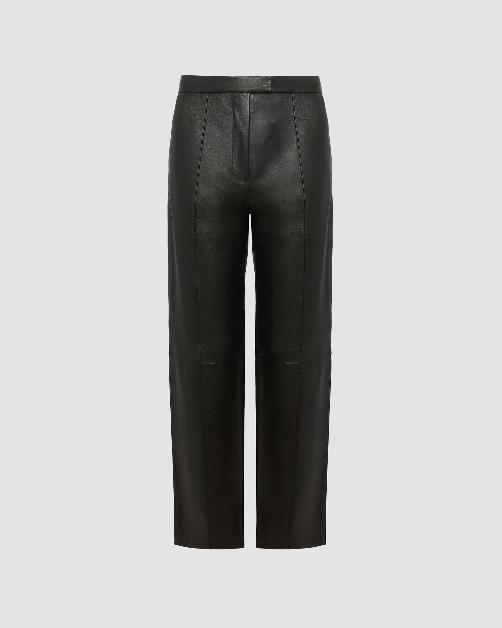Leather tailored trousers -Yves Salomon - New spring summer collection