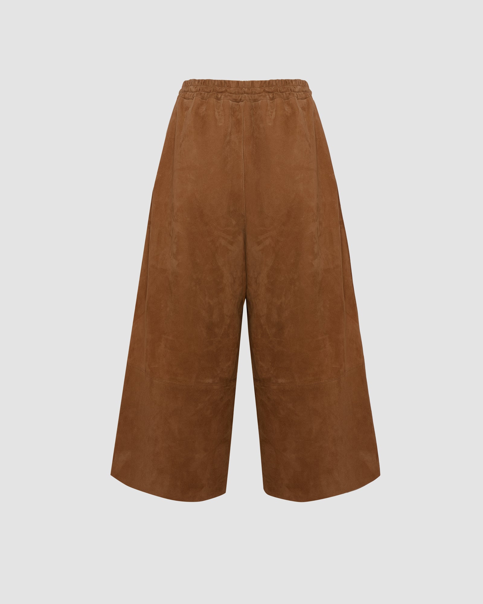 NE PAS METTRE EN LIGNE Suede calfskin wide trousers -Yves Salomon - New spring summer collection