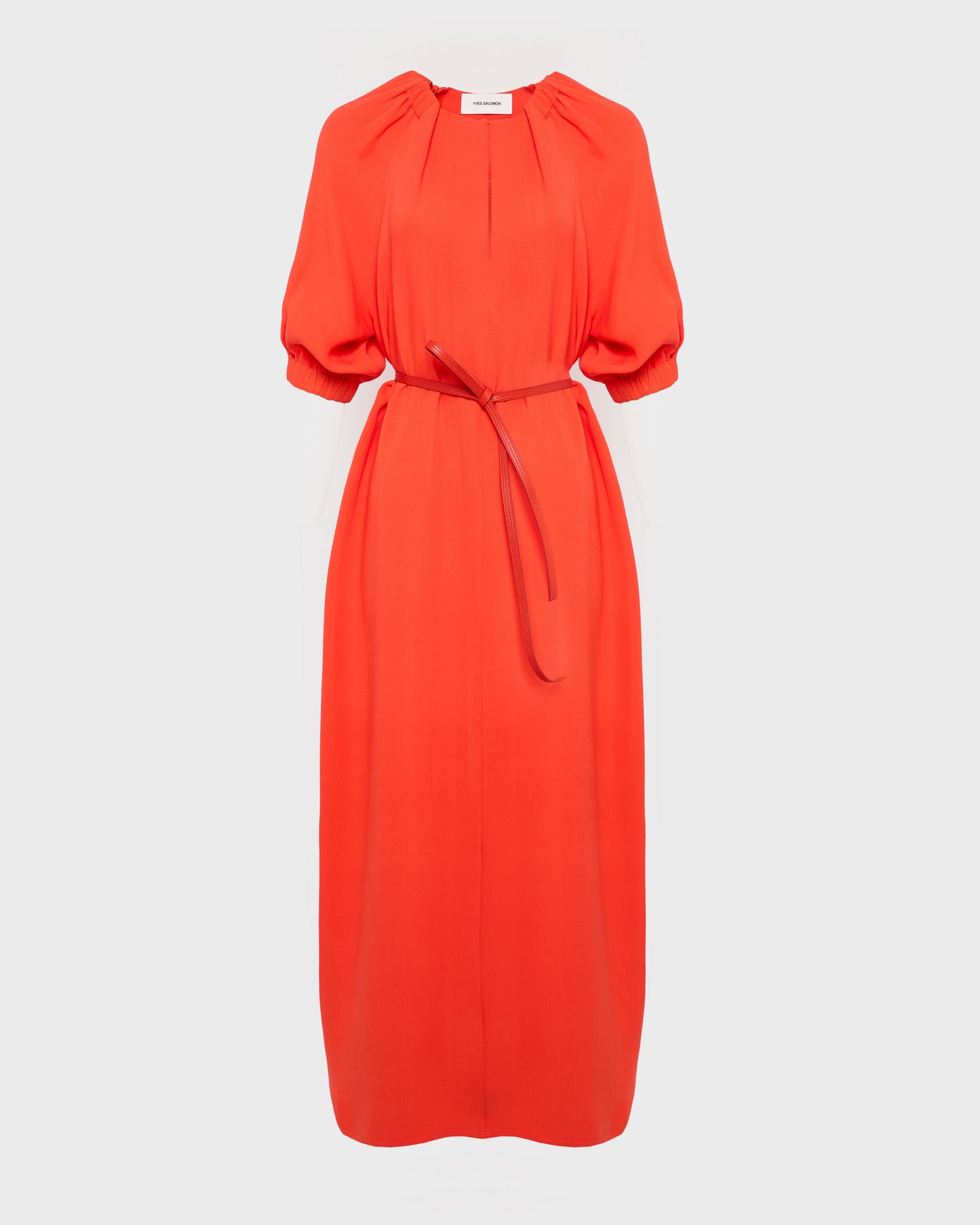 Summer sale - Flowing silk crepe dress -Yves Salomon - New spring summer collection