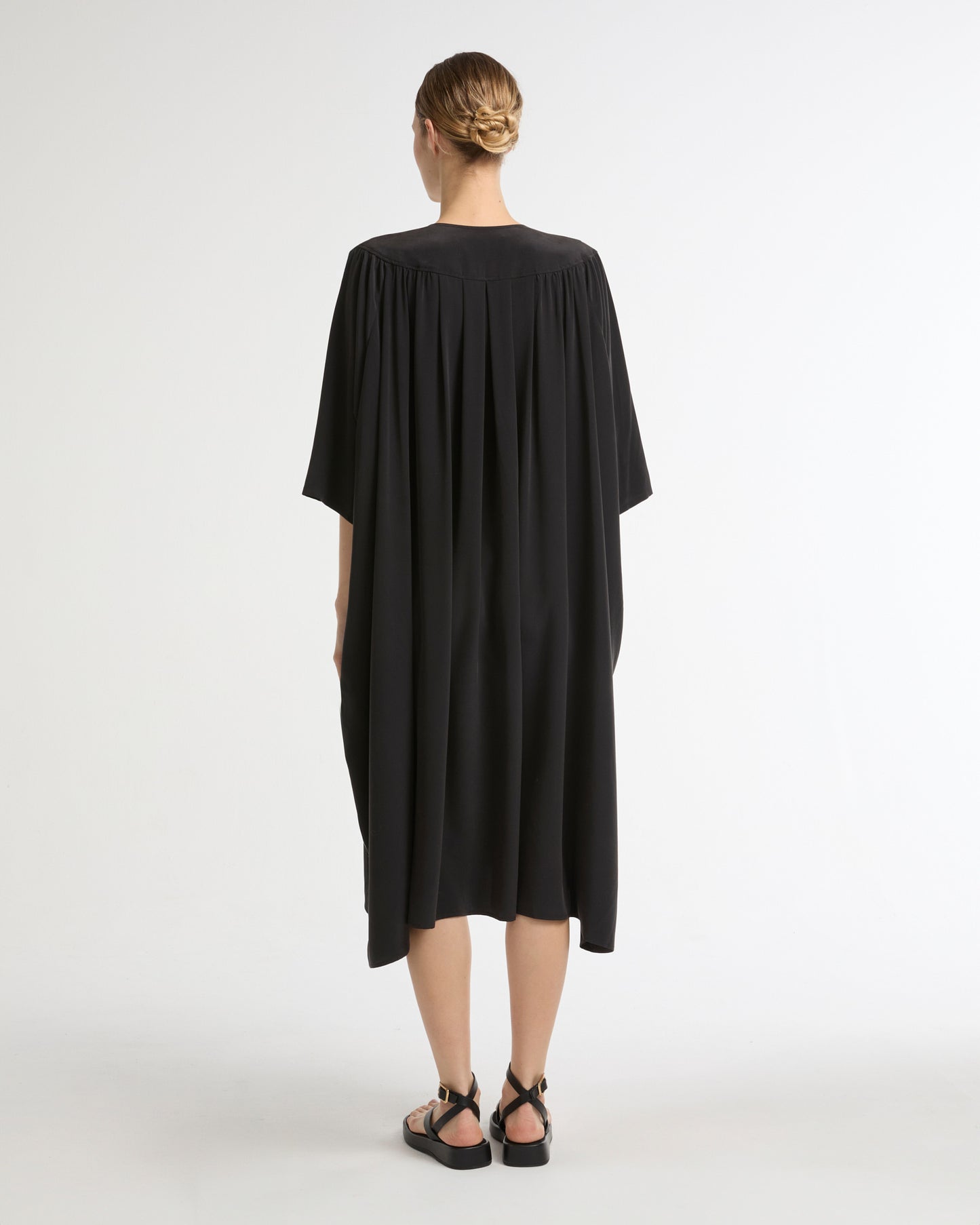 Summer sale - Light silk crepe dress -Yves Salomon - New spring summer collection