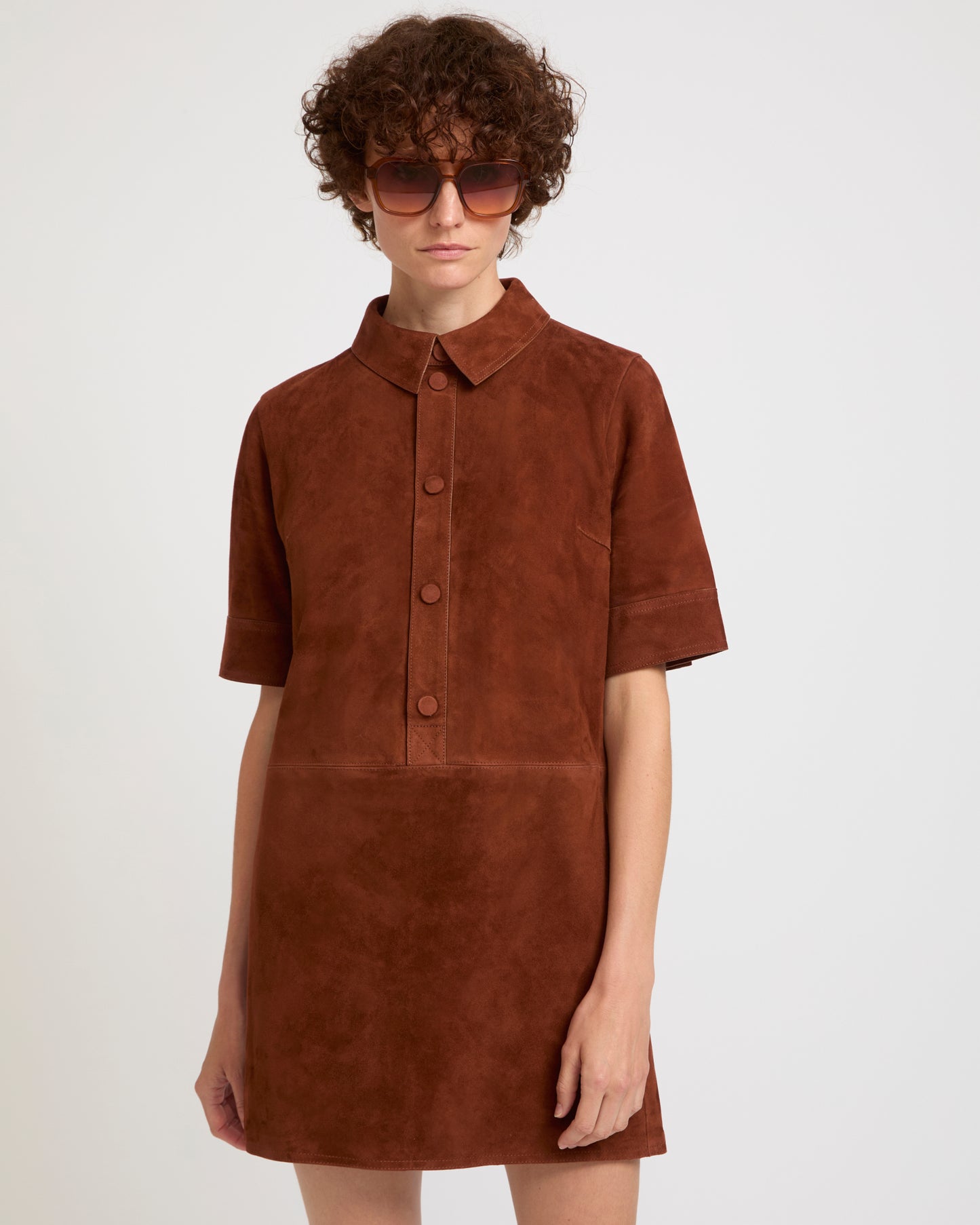 Double-sided lambskin dress -Yves Salomon - New spring summer collection