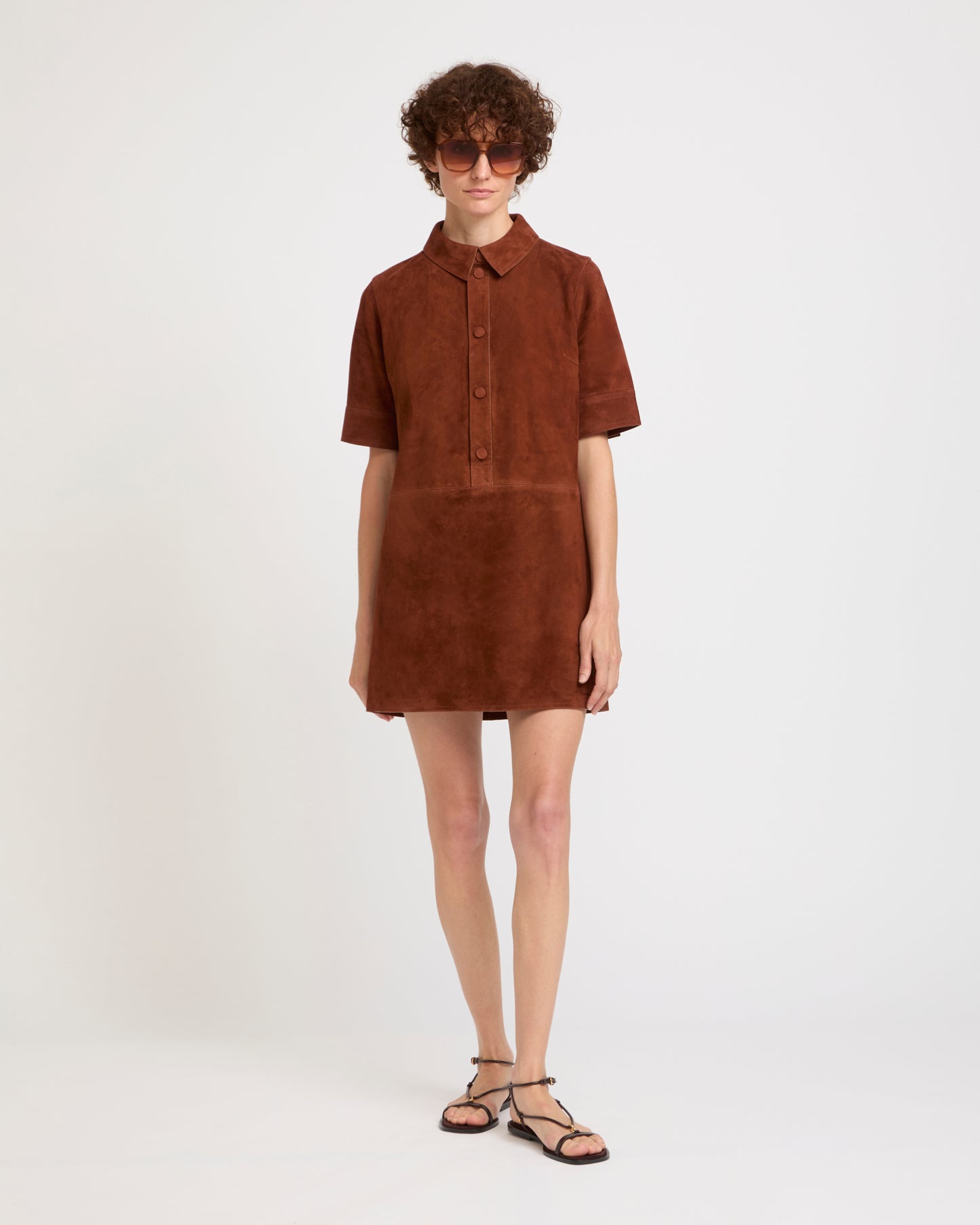 Double-sided lambskin dress -Yves Salomon - New spring summer collection