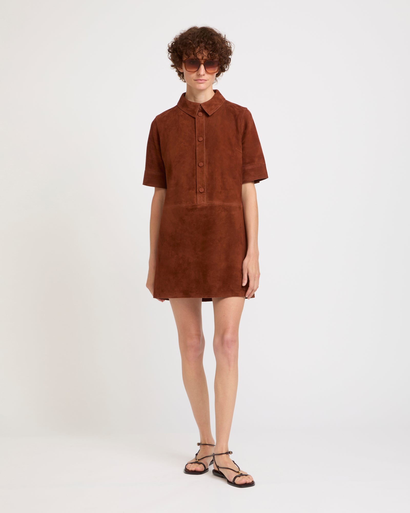 Double-sided lambskin dress -Yves Salomon - New spring summer collection