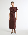 Asymmetrical jersey dress