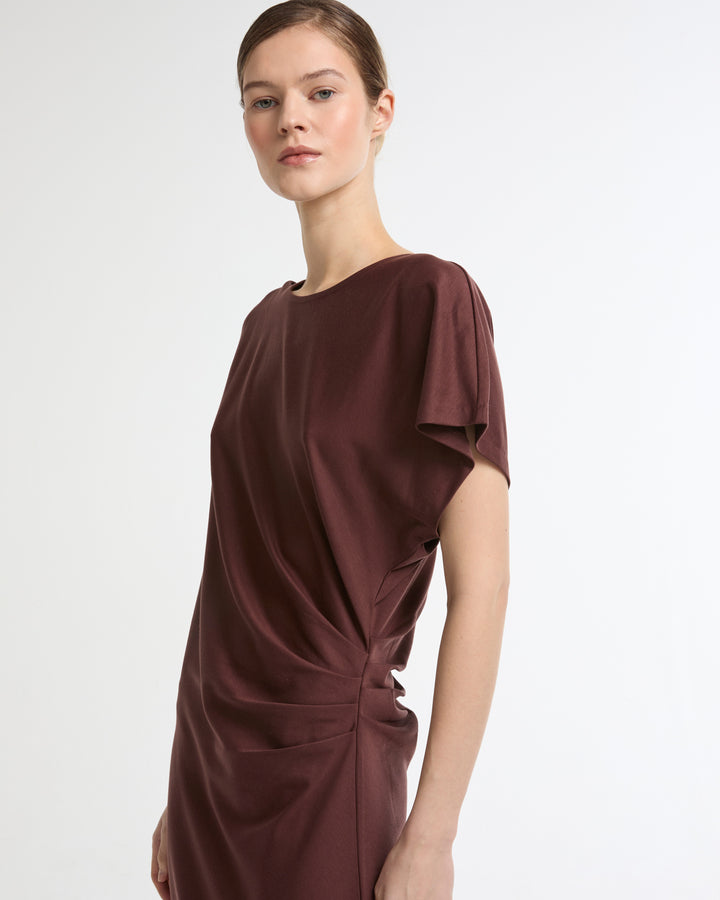 Asymmetrical jersey dress -Yves Salomon - New spring summer collection