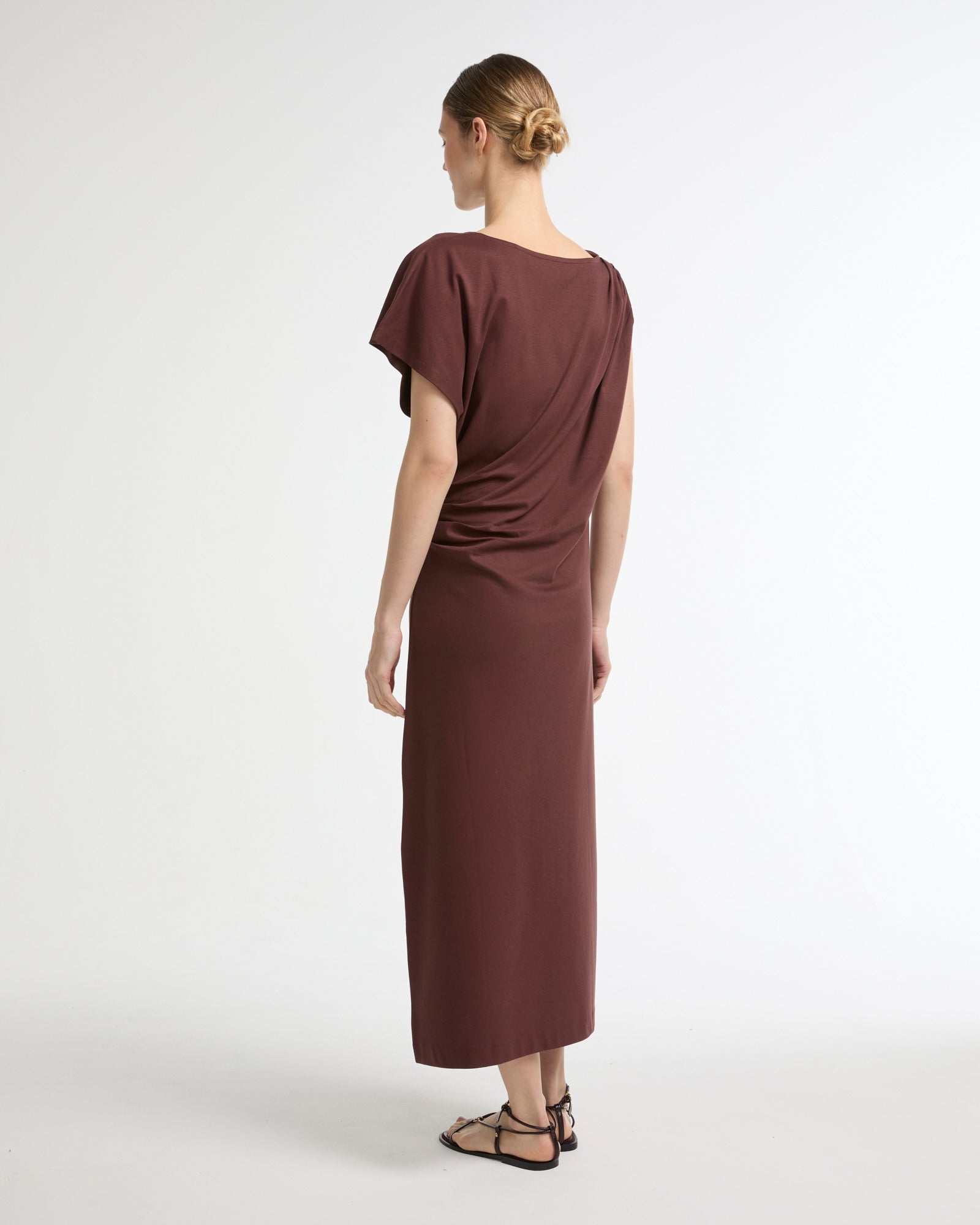Asymmetrical jersey dress -Yves Salomon - New spring summer collection