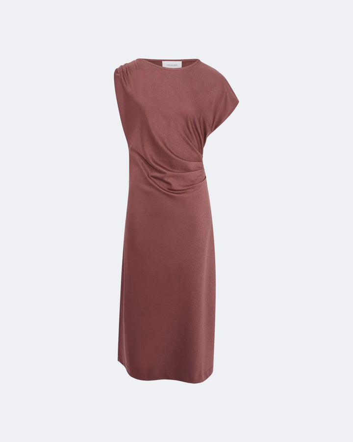 Asymmetrical jersey dress