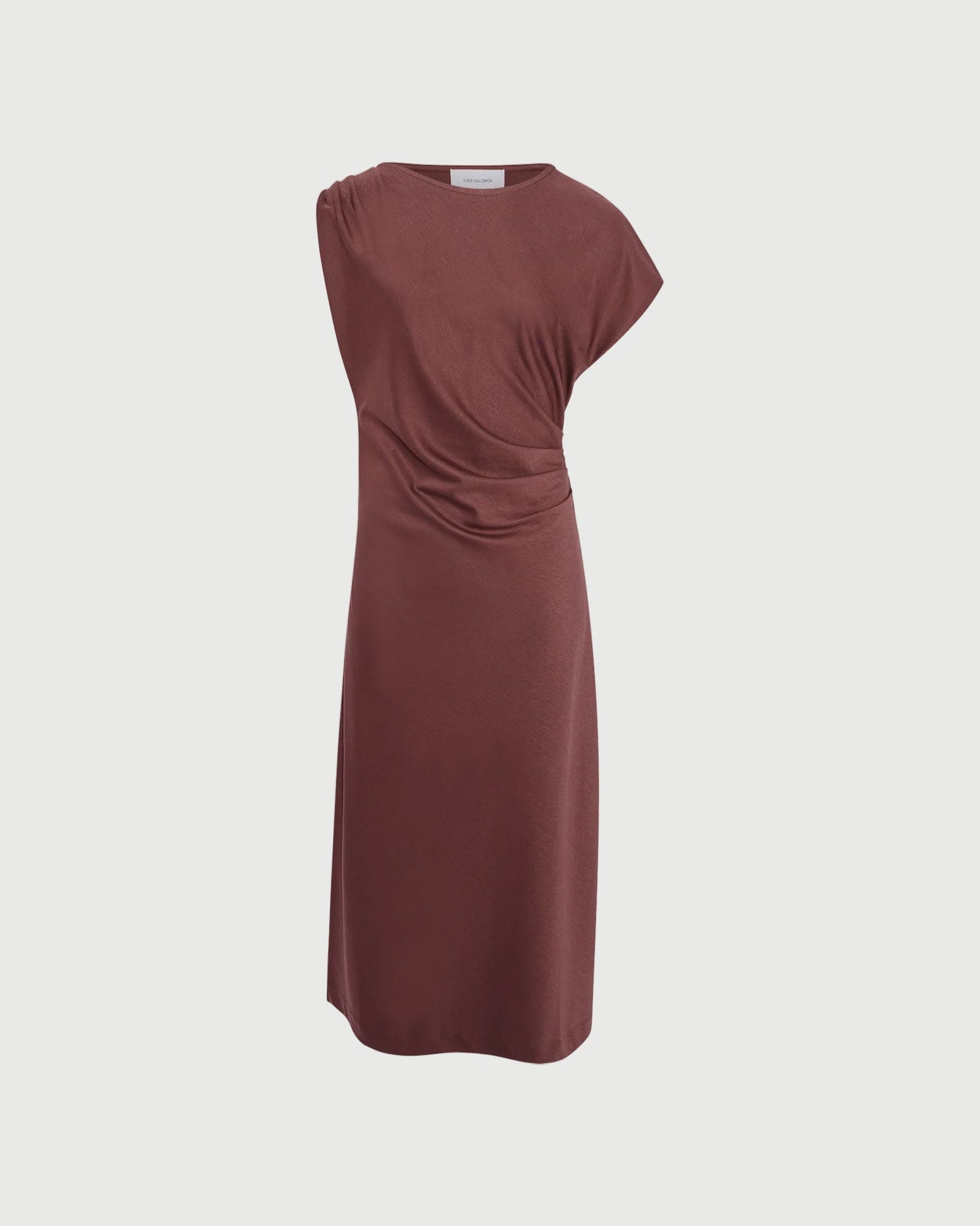 Asymmetrical jersey dress