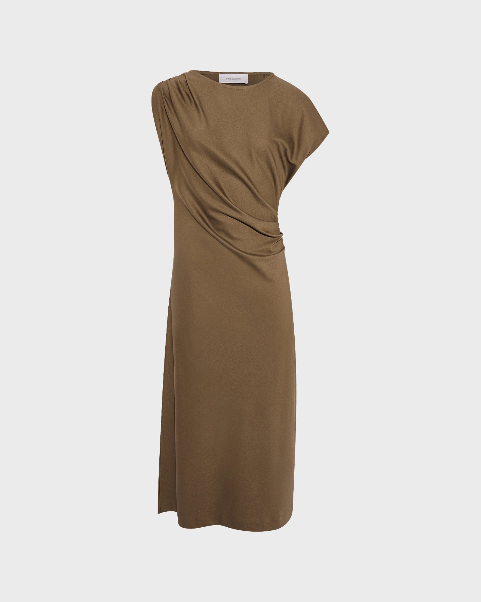 Summer sale - Asymmetrical jersey dress -Yves Salomon - New spring summer collection