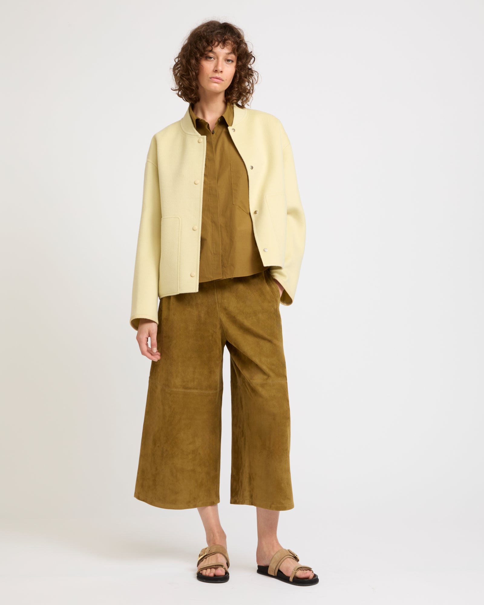 Double-sided cashmere-blend varsity jacket -Yves Salomon - New spring summer collection