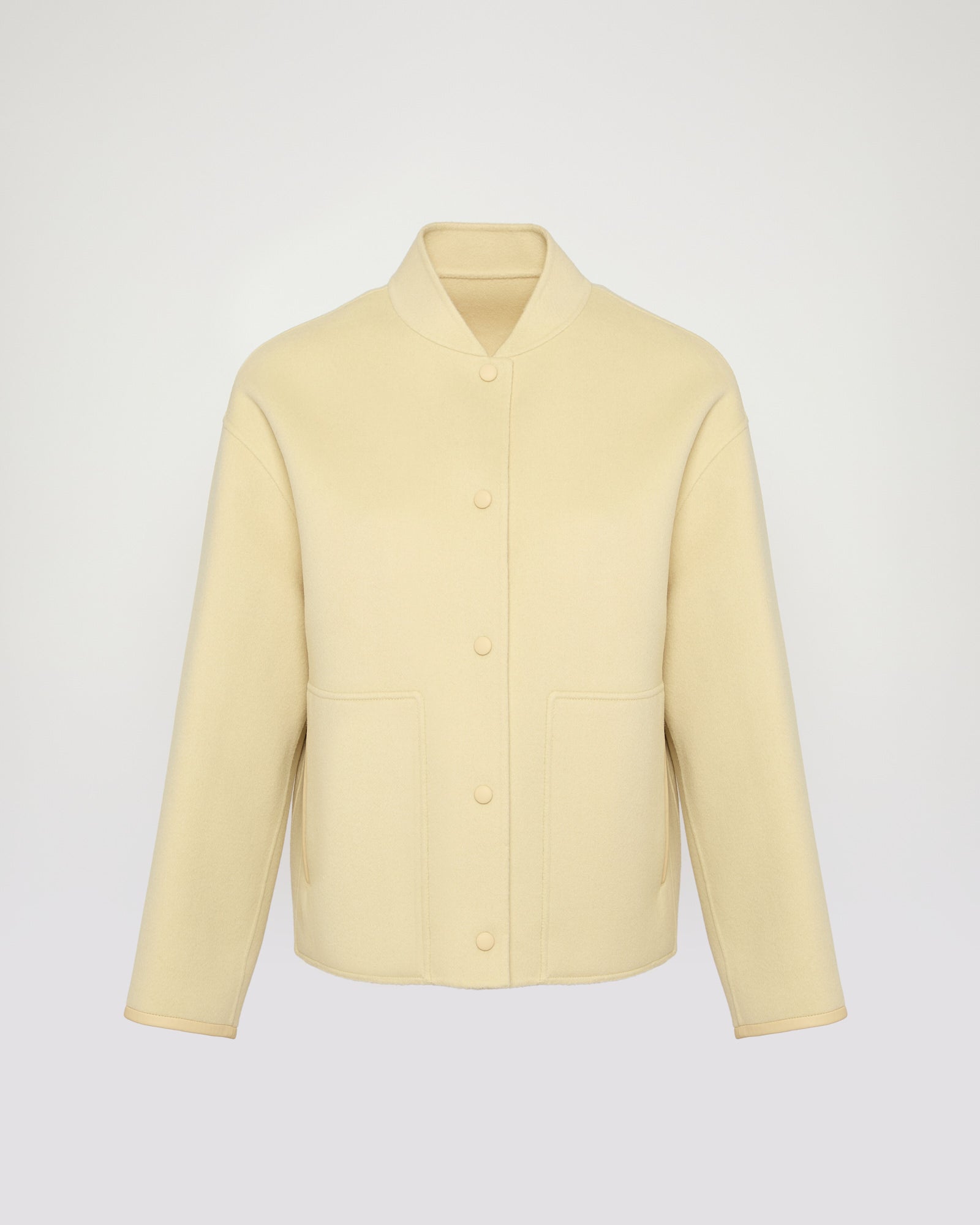 Double-sided cashmere-blend varsity jacket -Yves Salomon - New spring summer collection