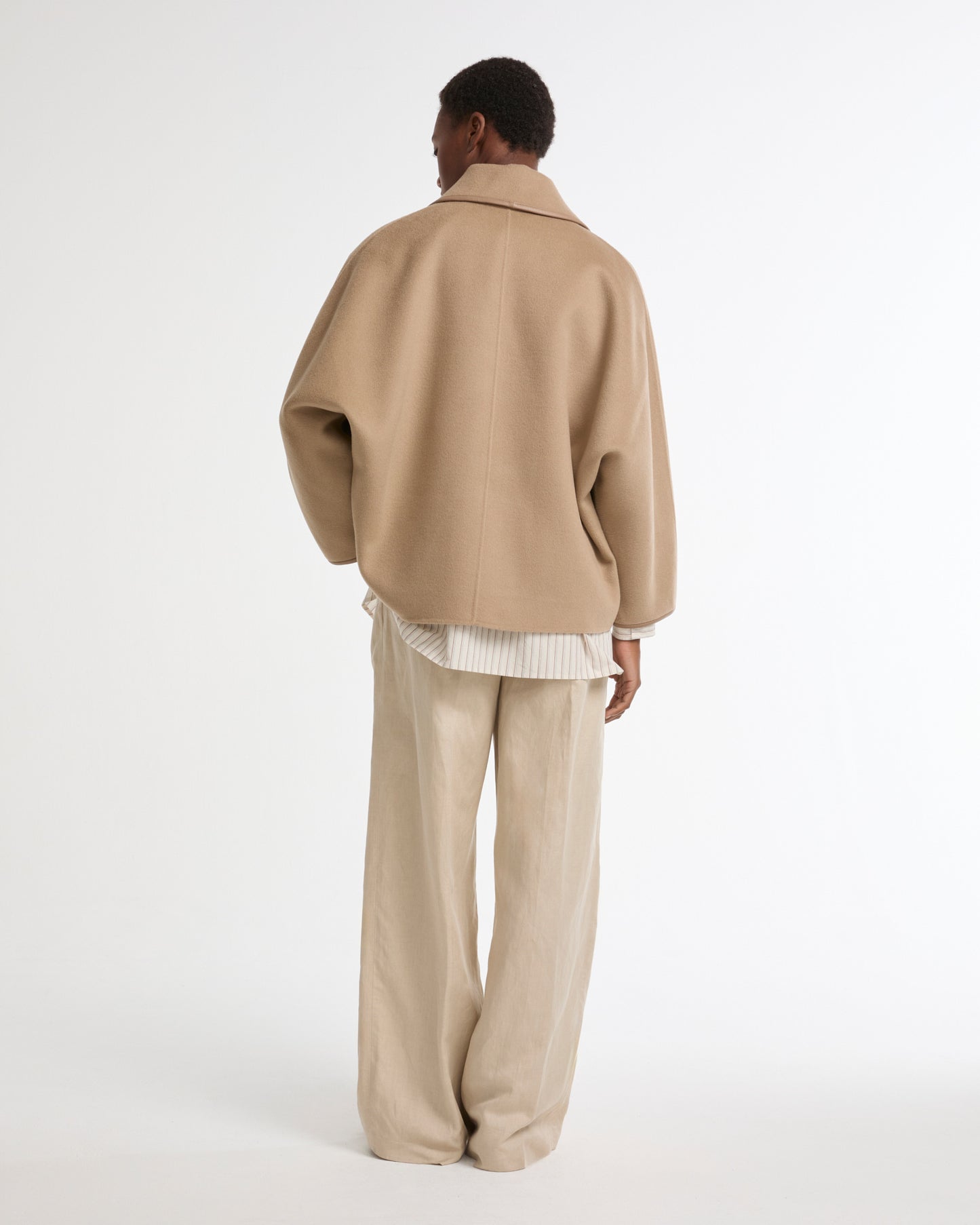 Double-sided cashmere-blend pea coat -Yves Salomon - New spring summer collection