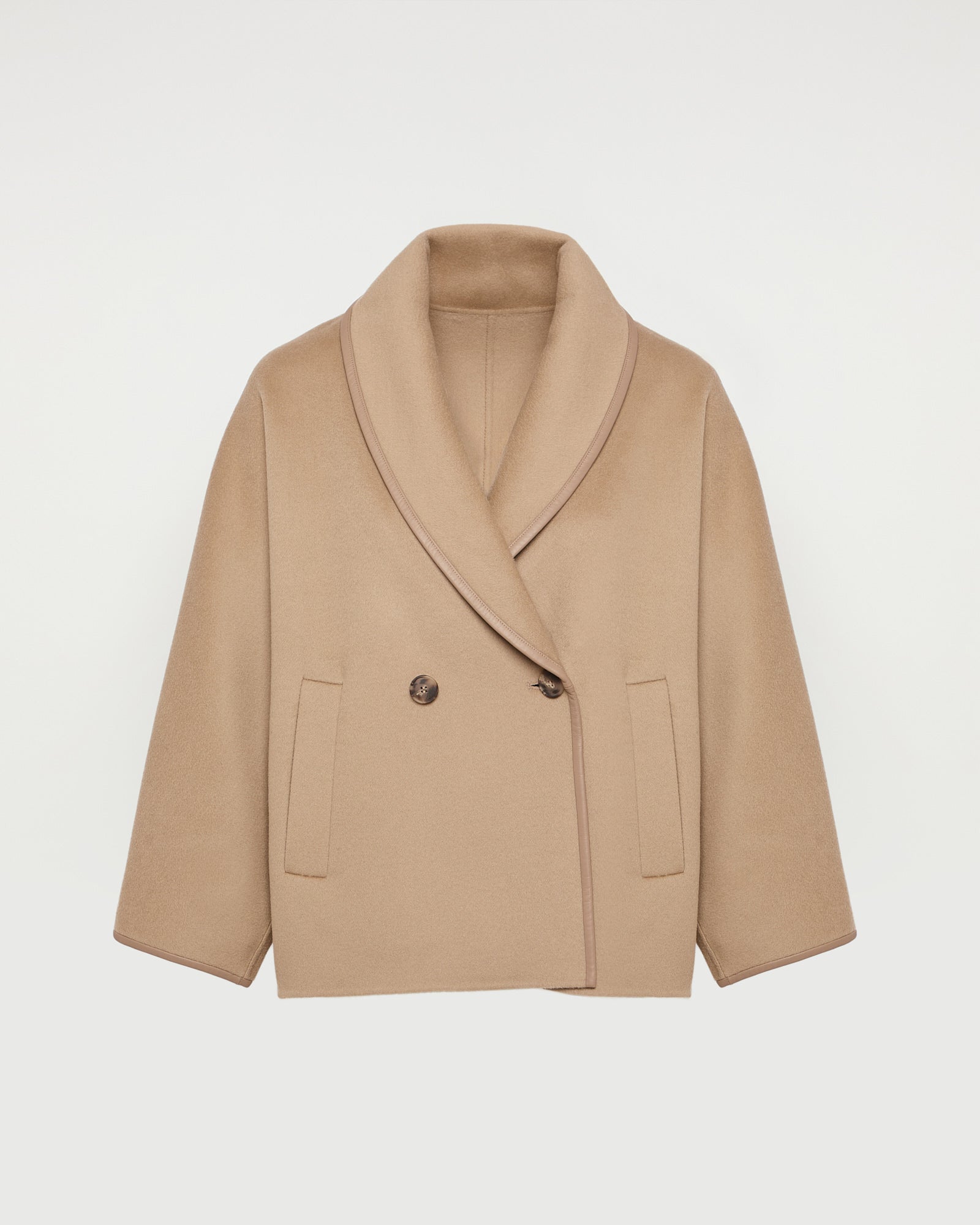 Double-sided cashmere-blend pea coat -Yves Salomon - New spring summer collection