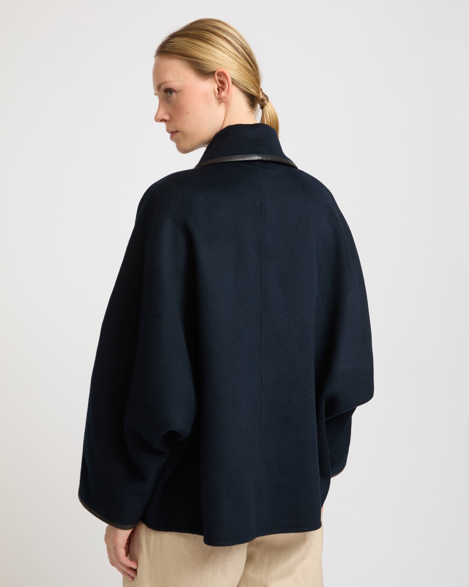 Double-sided cashmere-blend pea coat -Yves Salomon - New spring summer collection