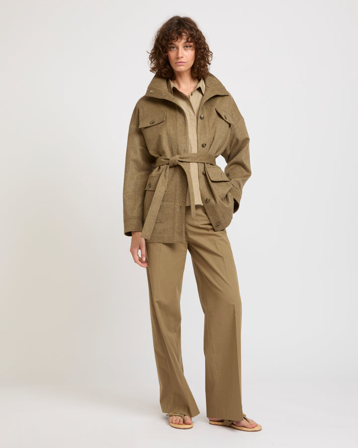 Cashmere safari jacket -Yves Salomon - New spring summer collection