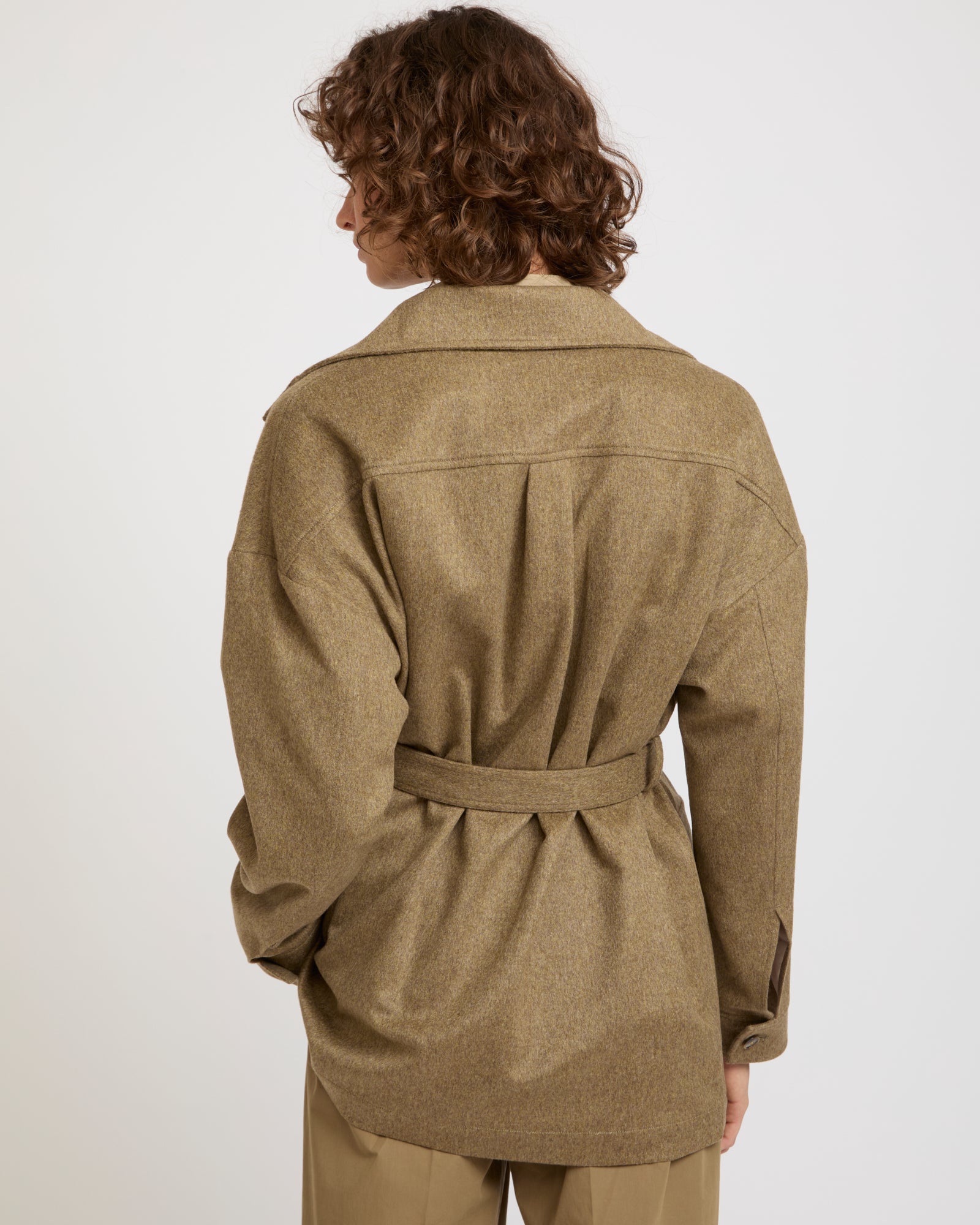 Cashmere safari jacket -Yves Salomon - New spring summer collection