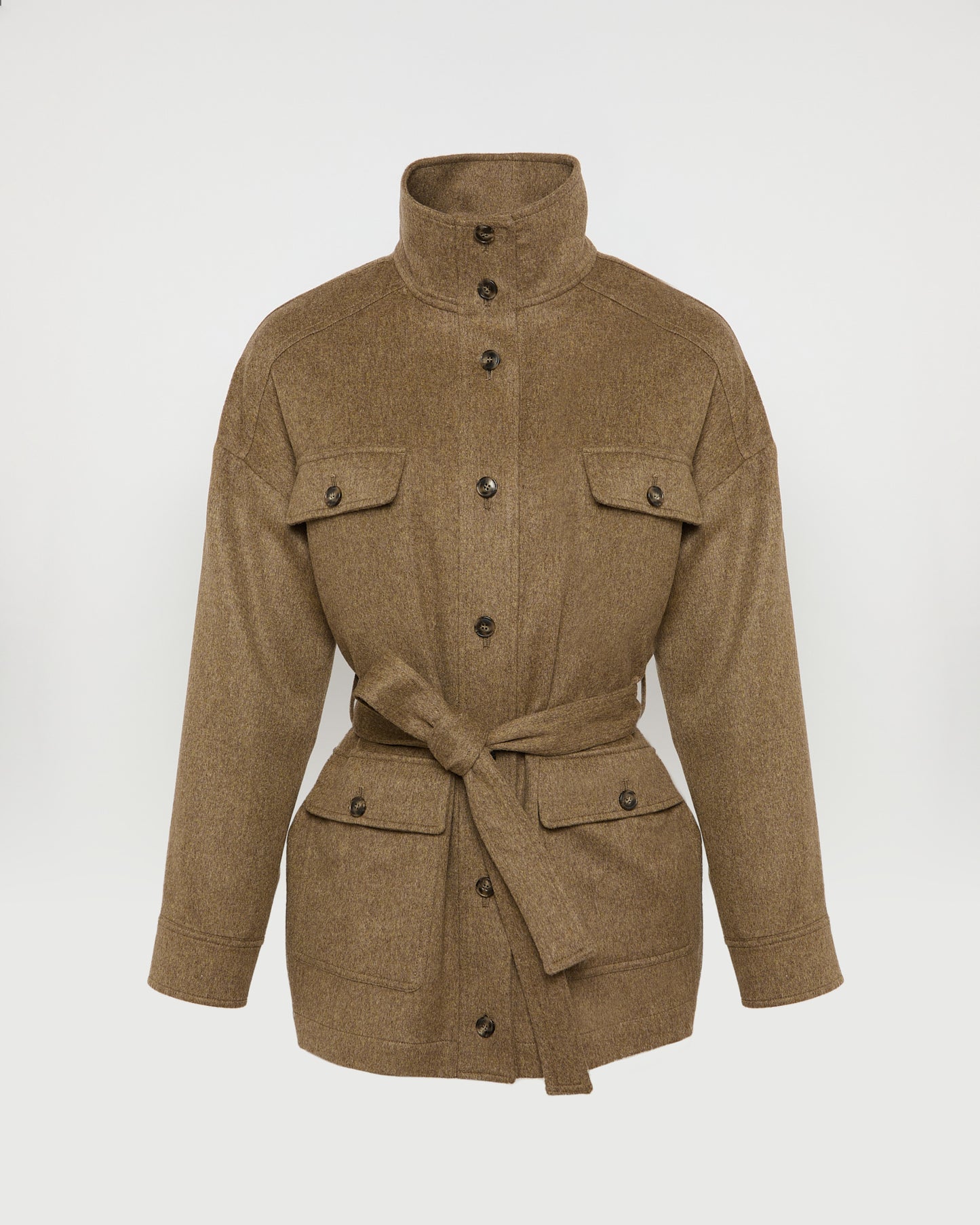 Cashmere safari jacket -Yves Salomon - New spring summer collection