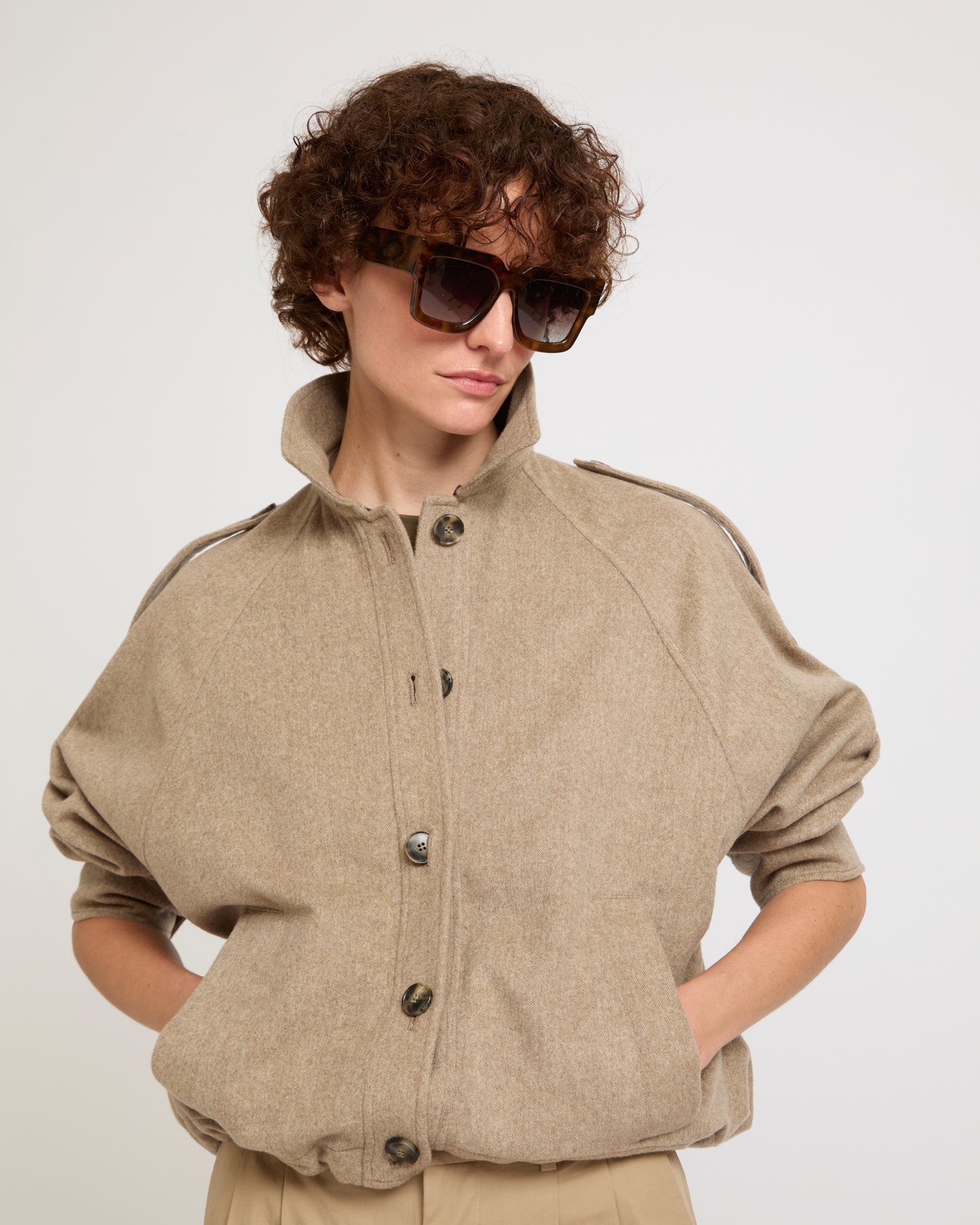 Cashmere jacket -Yves Salomon - New spring summer collection