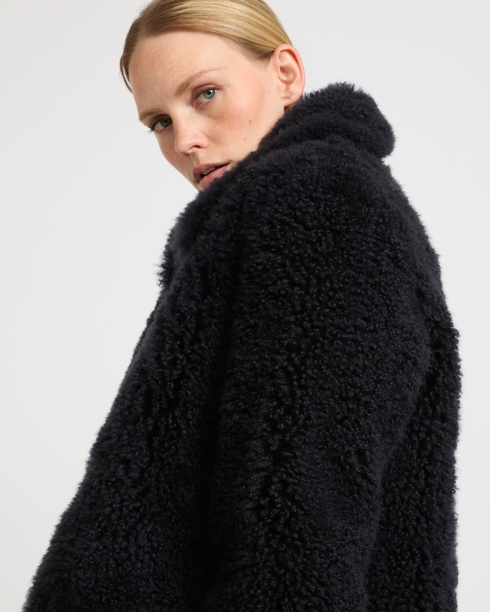 Cashmere-blend and lambskin peacoat jacket -Yves Salomon - New spring summer collection