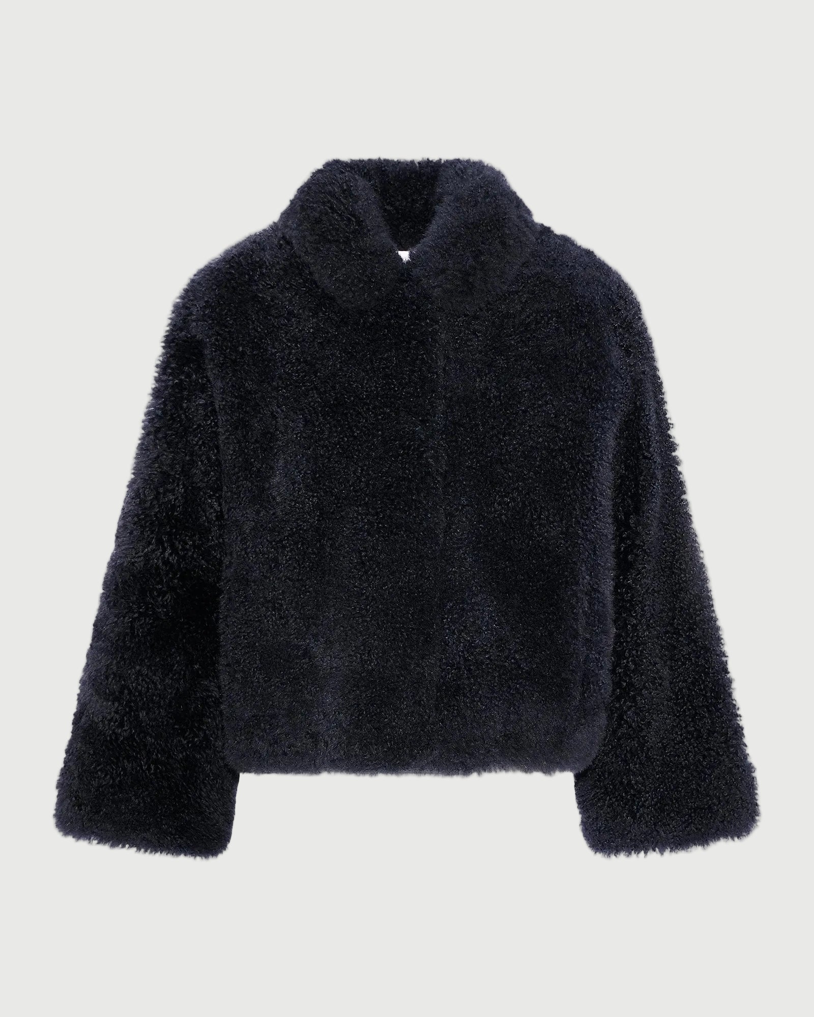 Cashmere-blend and lambskin peacoat jacket -Yves Salomon - New spring summer collection