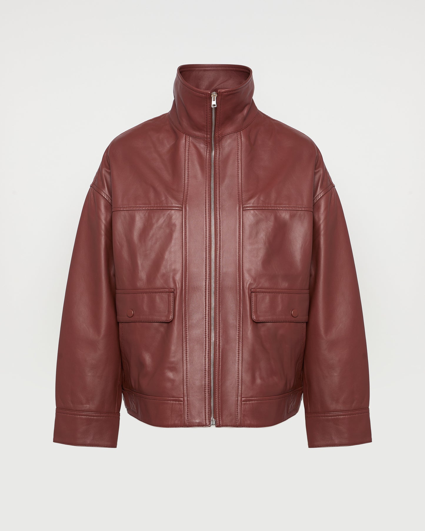 Lamb leather short jacket -Yves Salomon - New spring summer collection