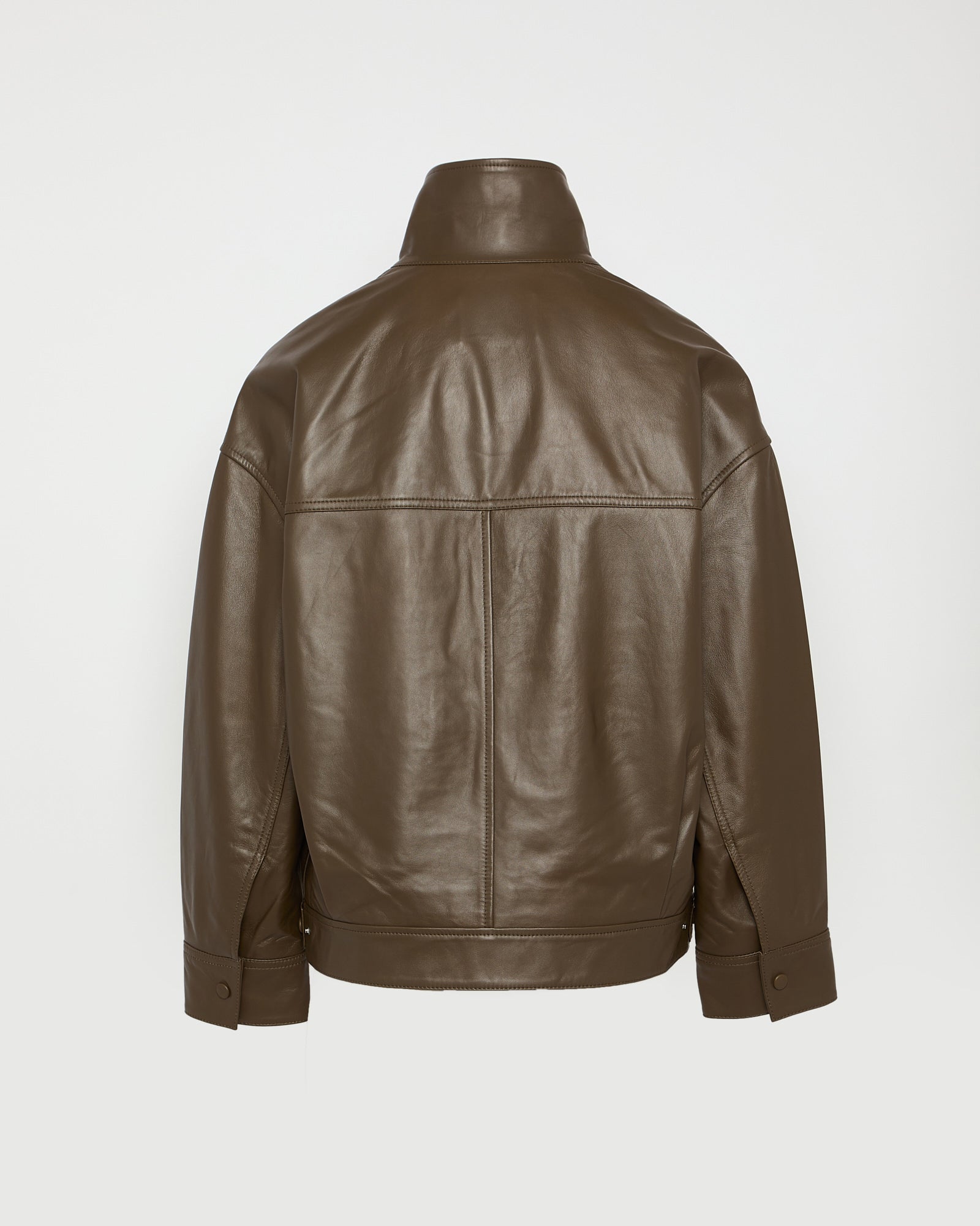 Lamb leather short jacket -Yves Salomon - New spring summer collection