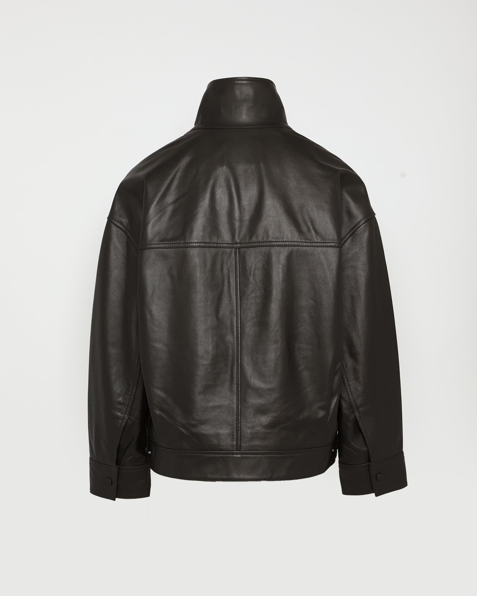 Lamb leather short jacket -Yves Salomon - New spring summer collection