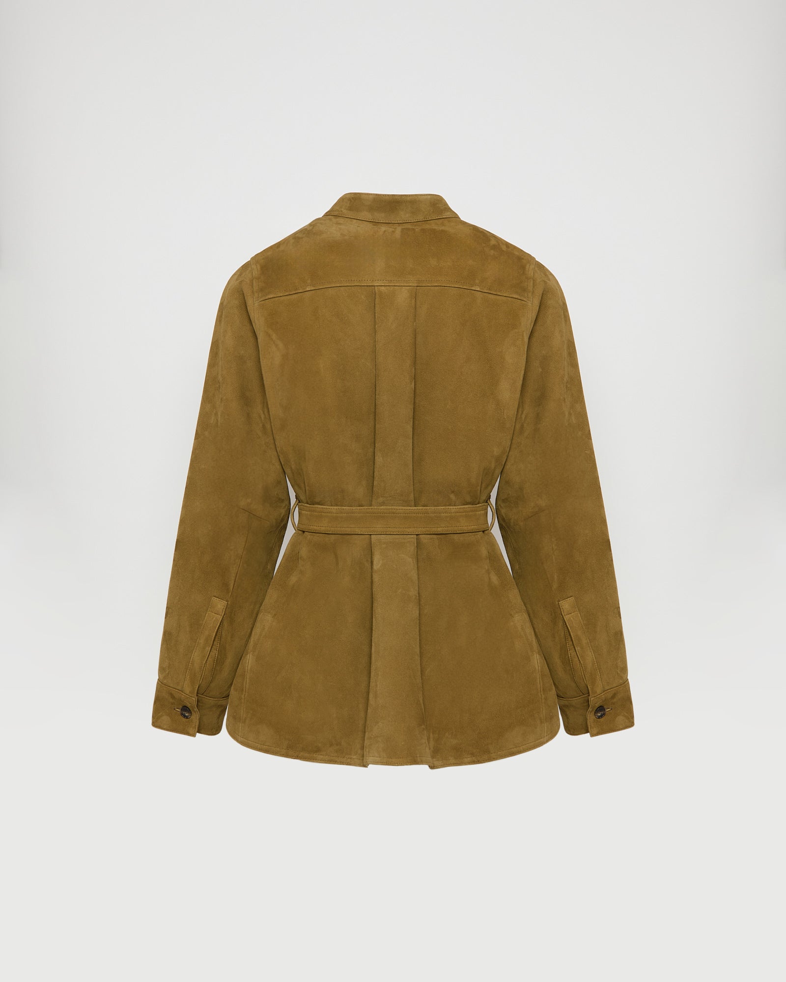 Suede calfskin safari jacket -Yves Salomon - New spring summer collection