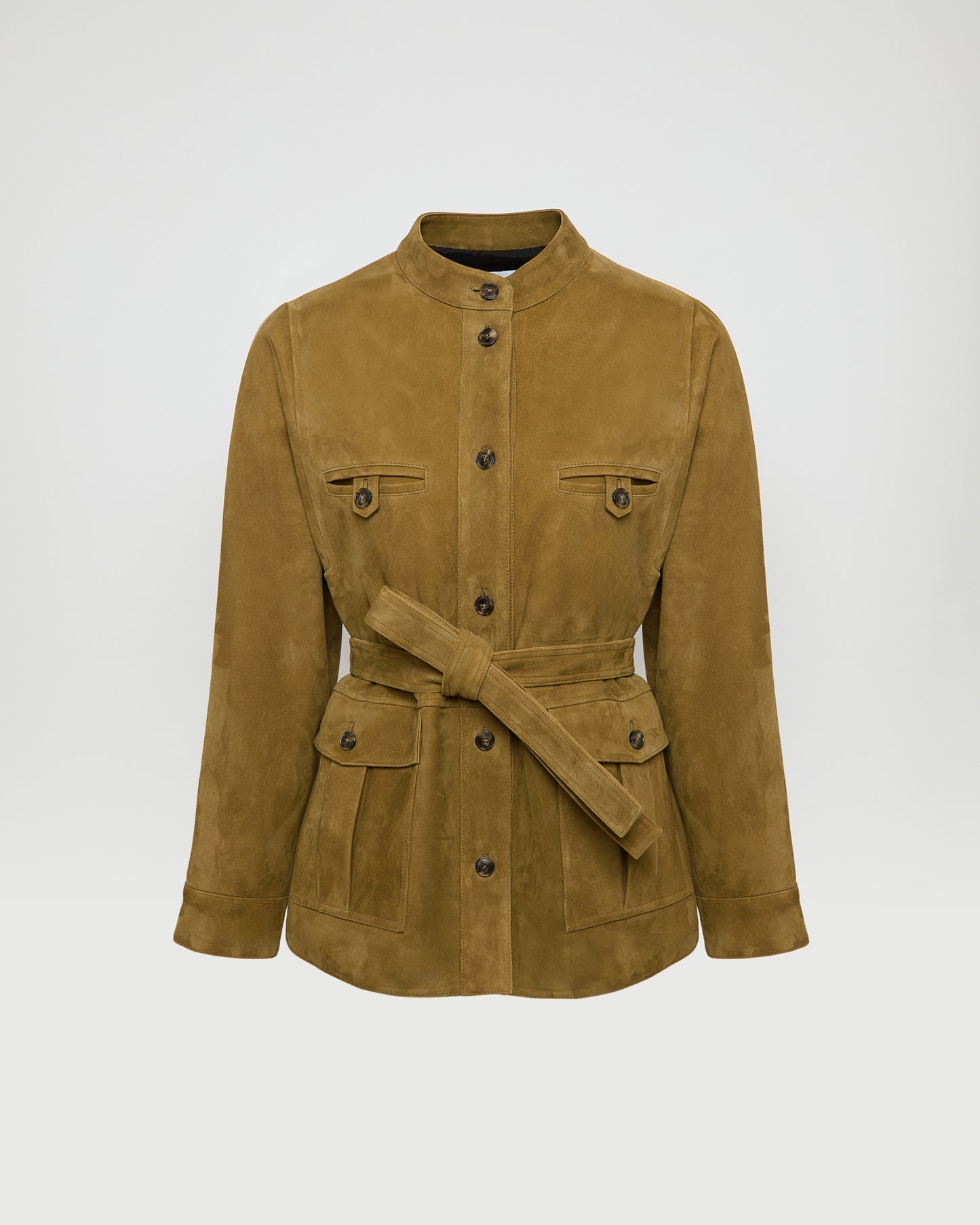 Suede calfskin safari jacket -Yves Salomon - New spring summer collection