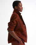 Double-sided lambskin jacket