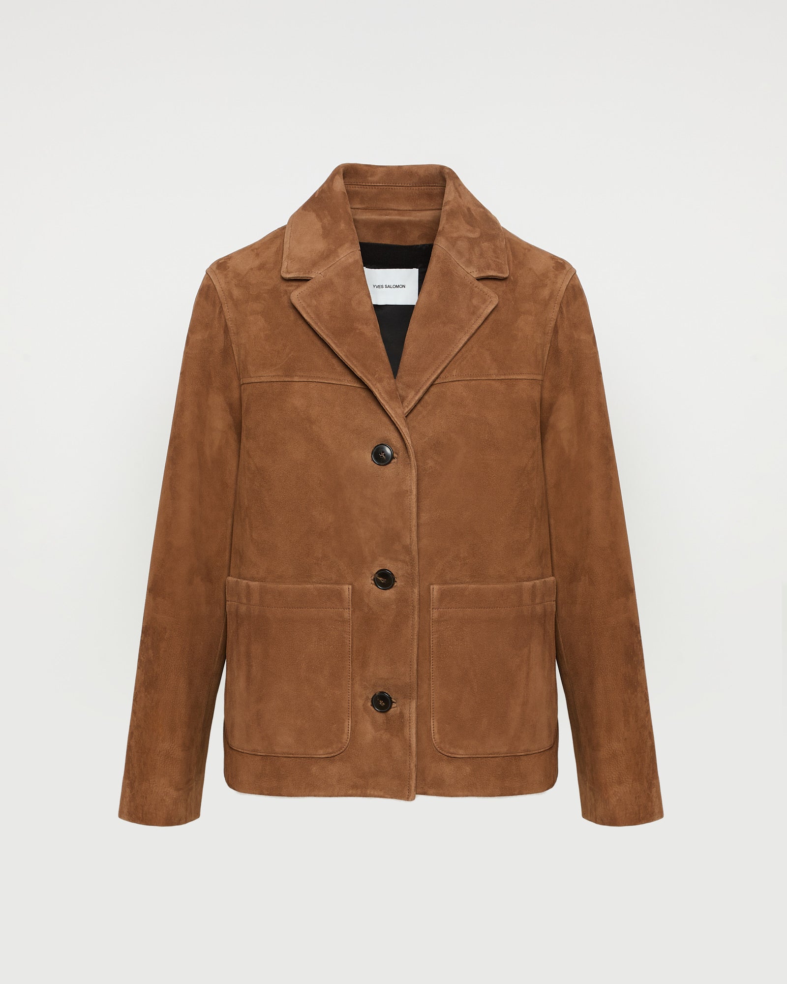 Summer sale -  Suede calfskin safari jacket -Yves Salomon - New spring summer collection